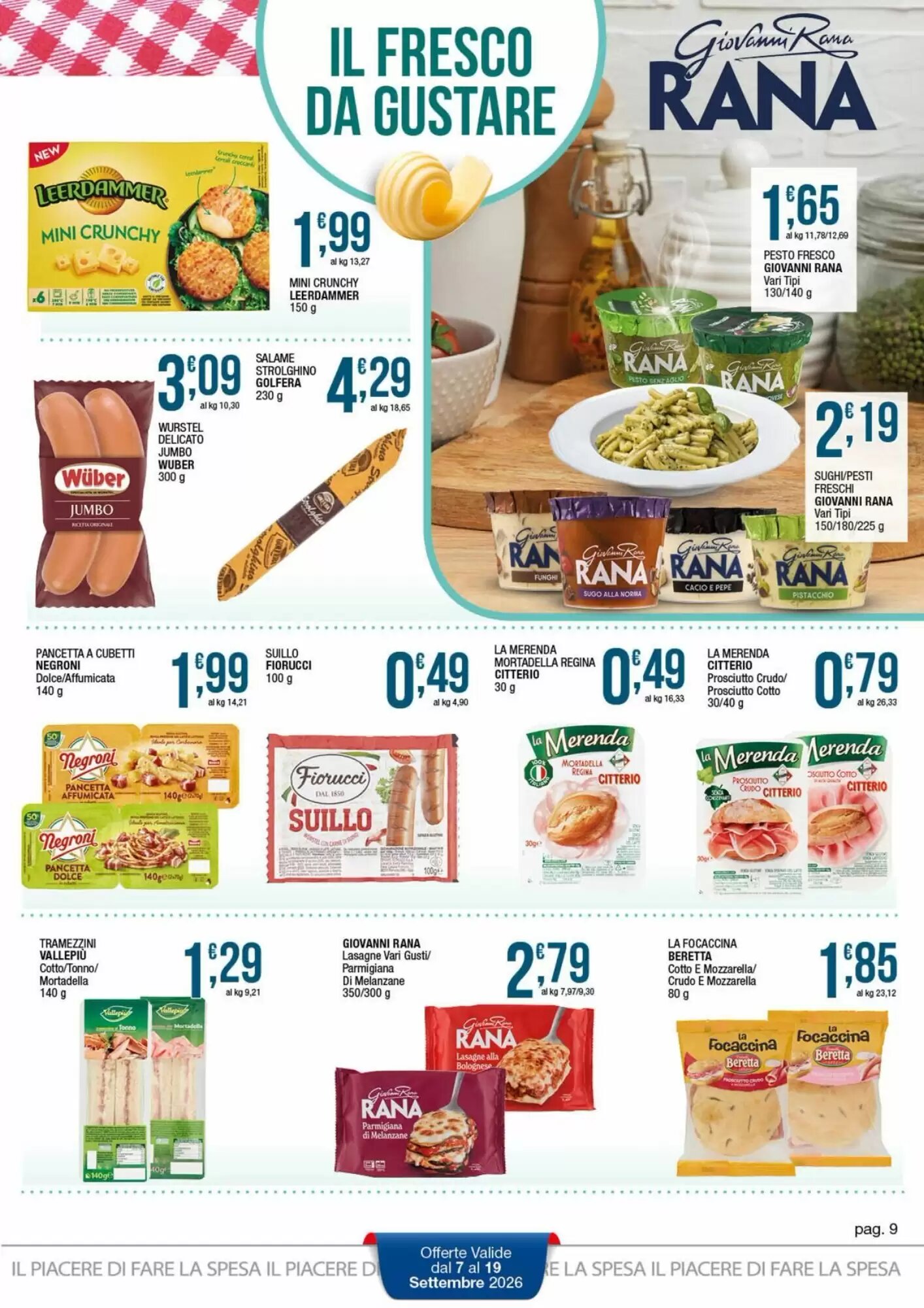 Volantino promozionale Sidis  valide dal 07/09/2026 - Pagina 9.