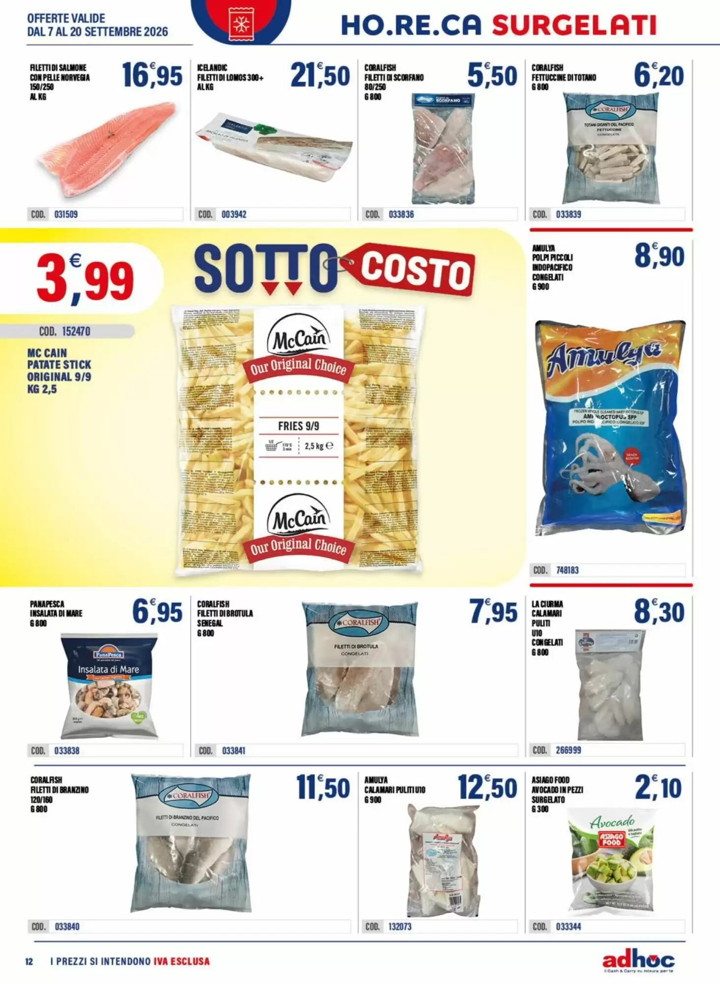 Volantino promozionale Adhoc  valide dal 07/09/2026 - Pagina 12.