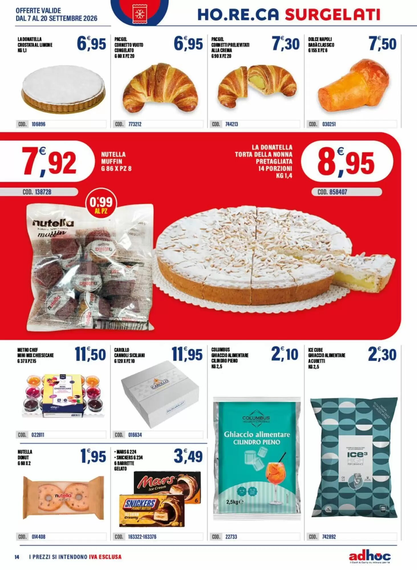 Volantino promozionale Adhoc  valide dal 07/09/2026 - Pagina 14.