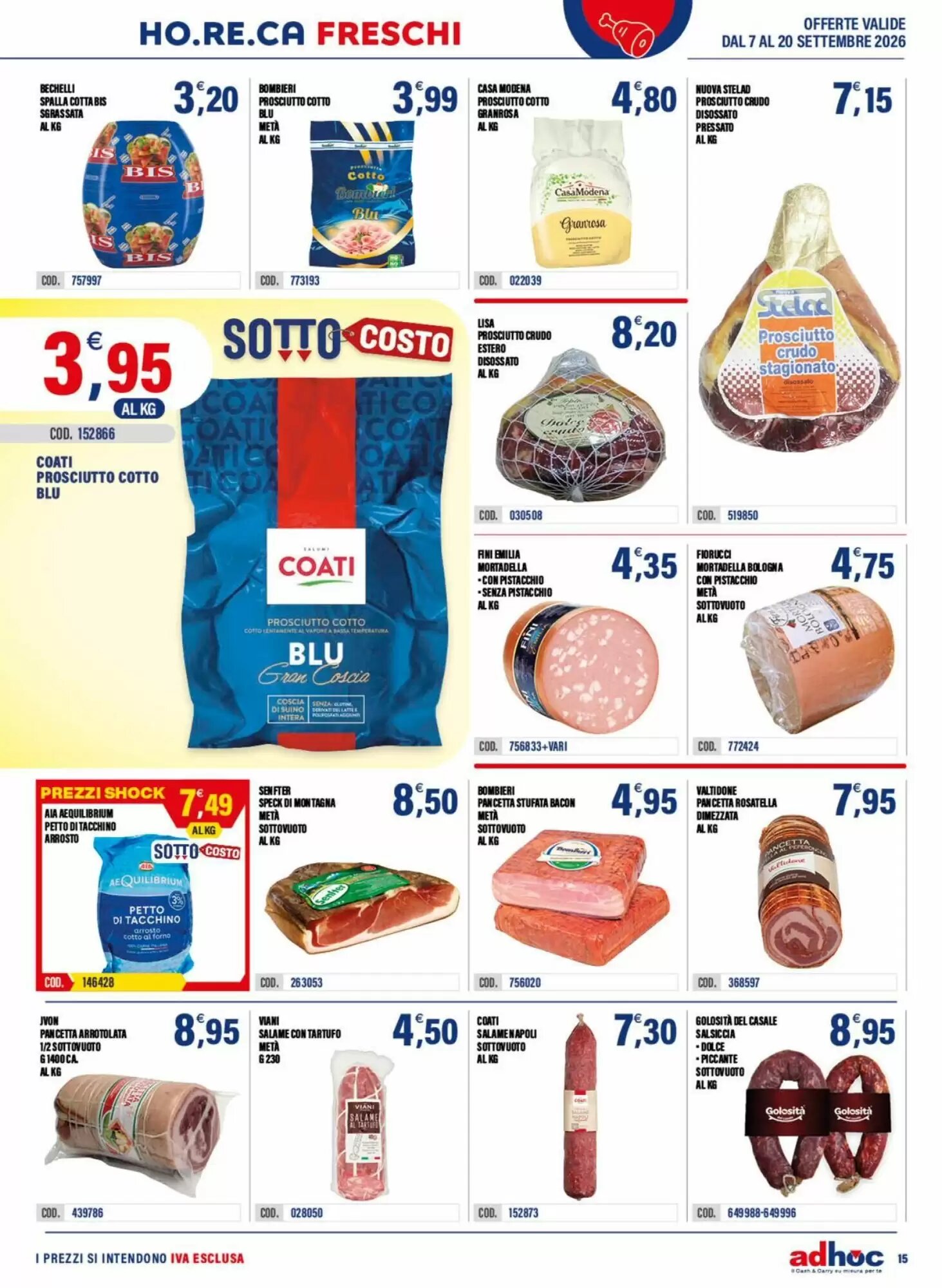 Volantino promozionale Adhoc  valide dal 07/09/2026 - Pagina 15.