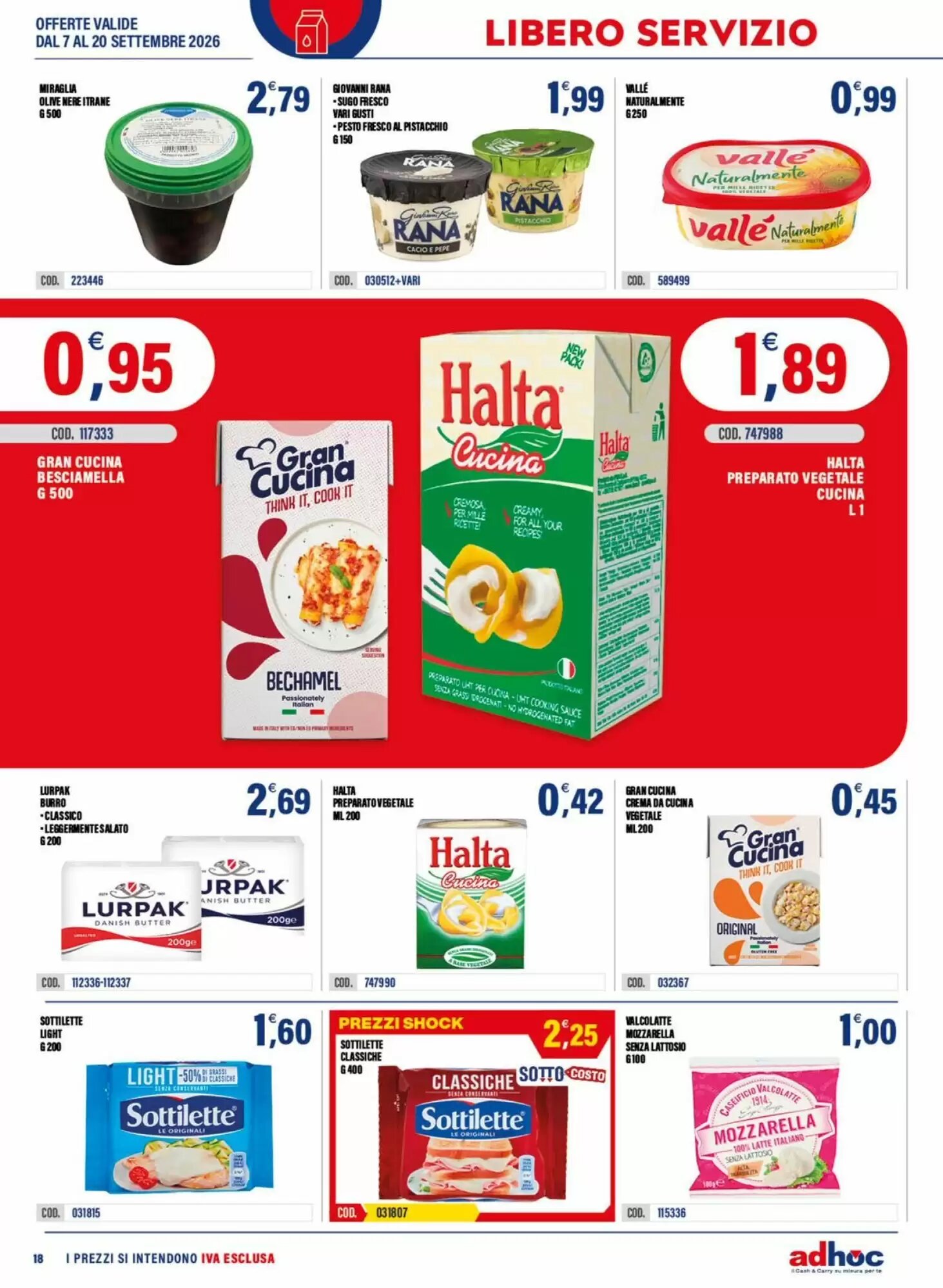 Volantino promozionale Adhoc  valide dal 07/09/2026 - Pagina 18.