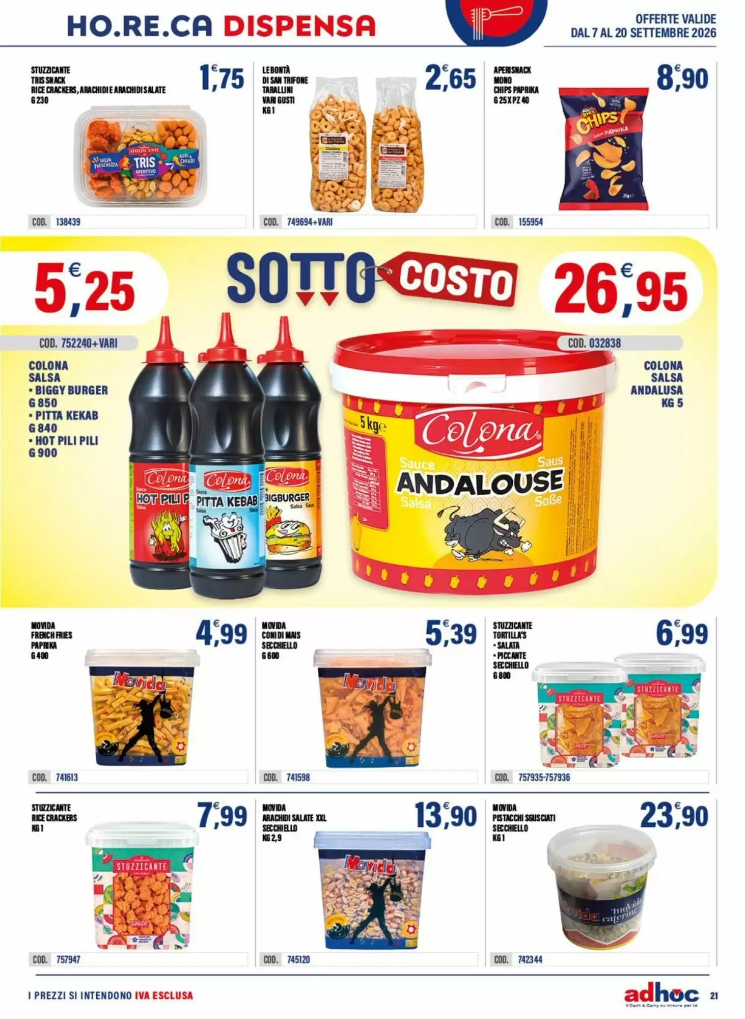 Volantino promozionale Adhoc  valide dal 07/09/2026 - Pagina 21.