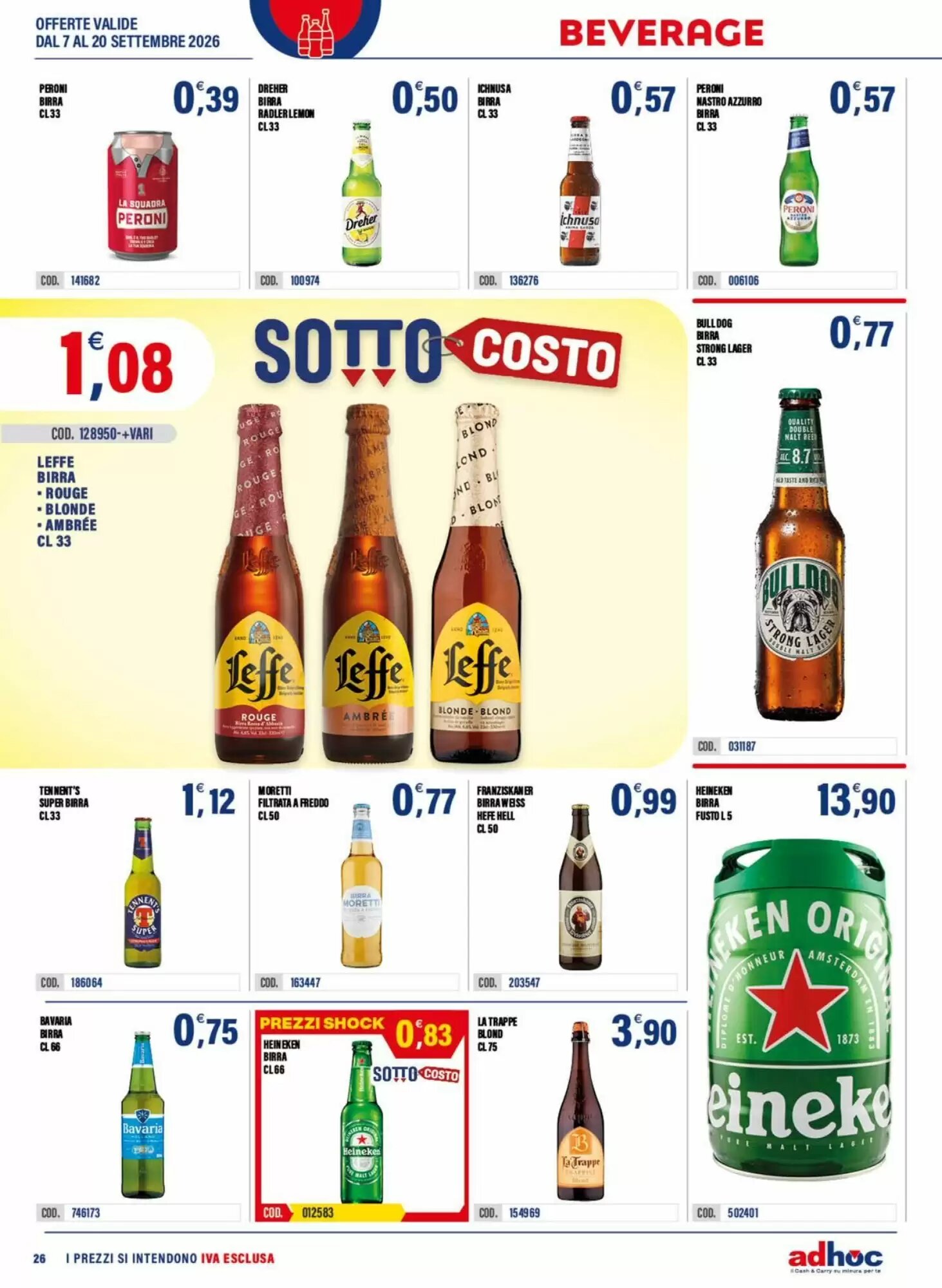 Volantino promozionale Adhoc  valide dal 07/09/2026 - Pagina 26.