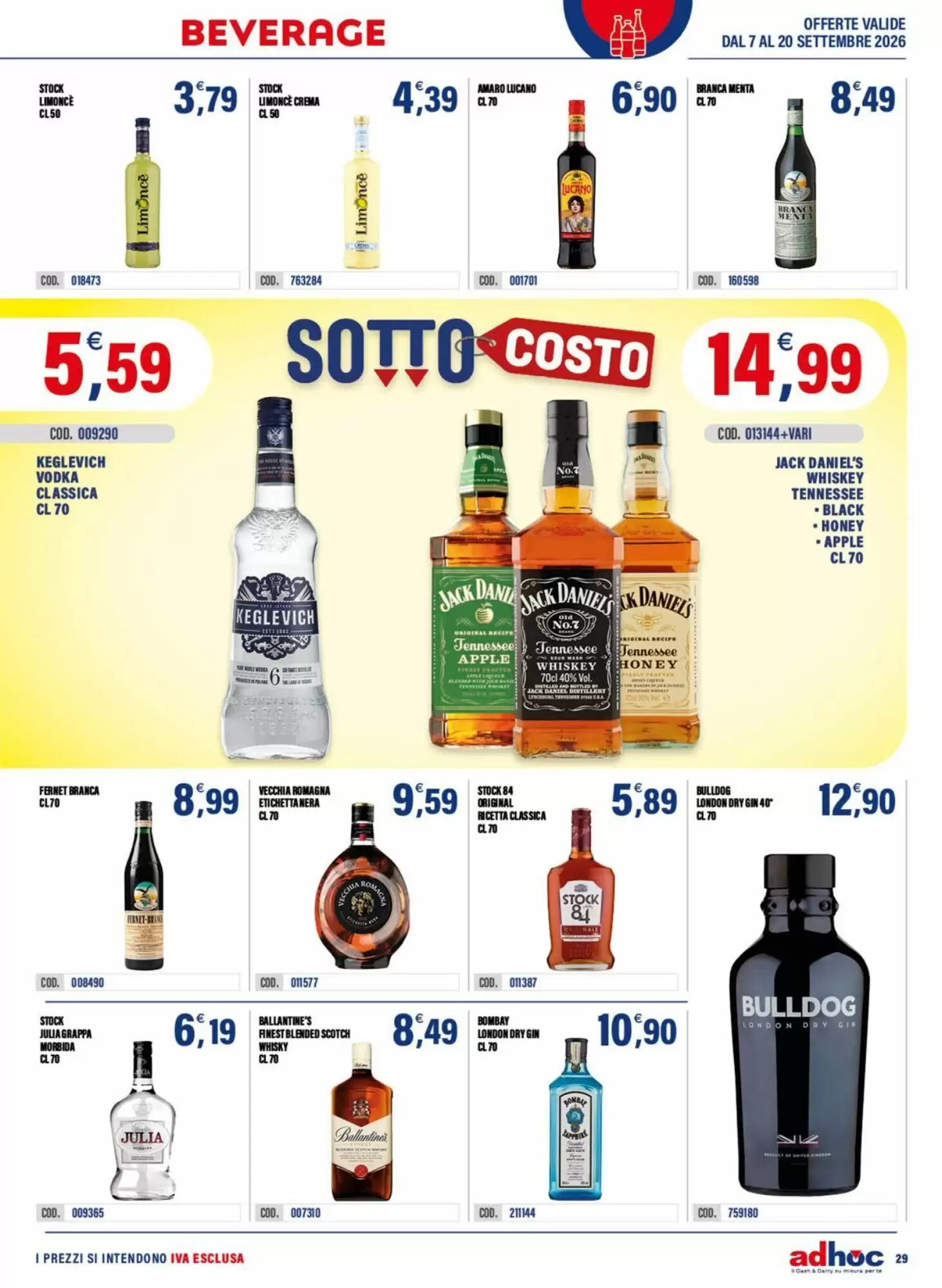 Volantino promozionale Adhoc  valide dal 07/09/2026 - Pagina 29.