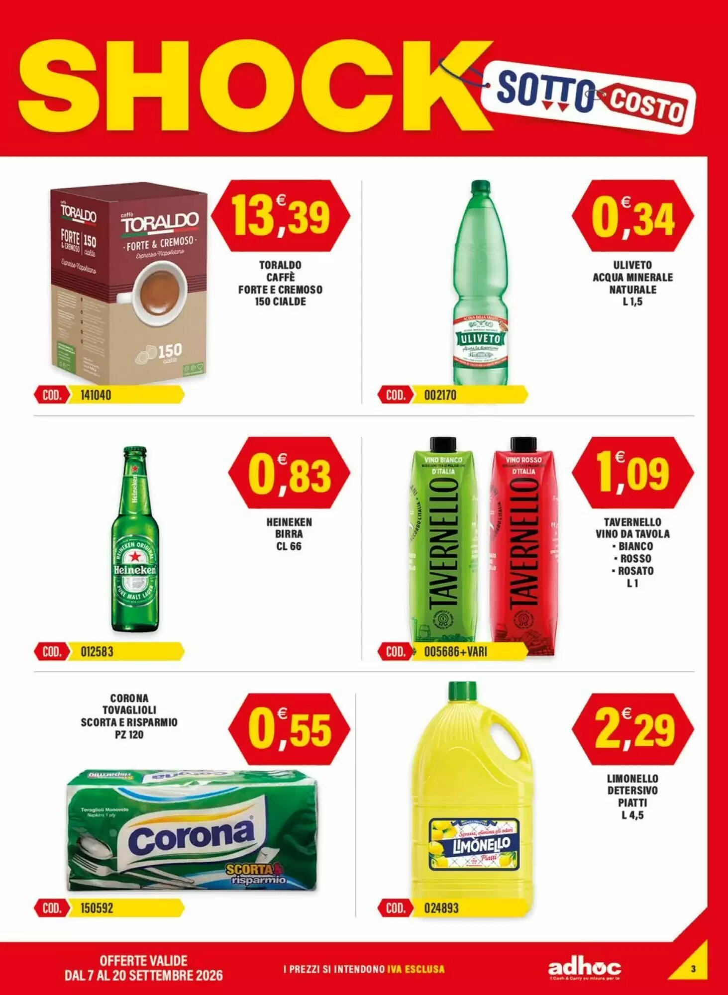 Volantino promozionale Adhoc  valide dal 07/09/2026 - Pagina 3.