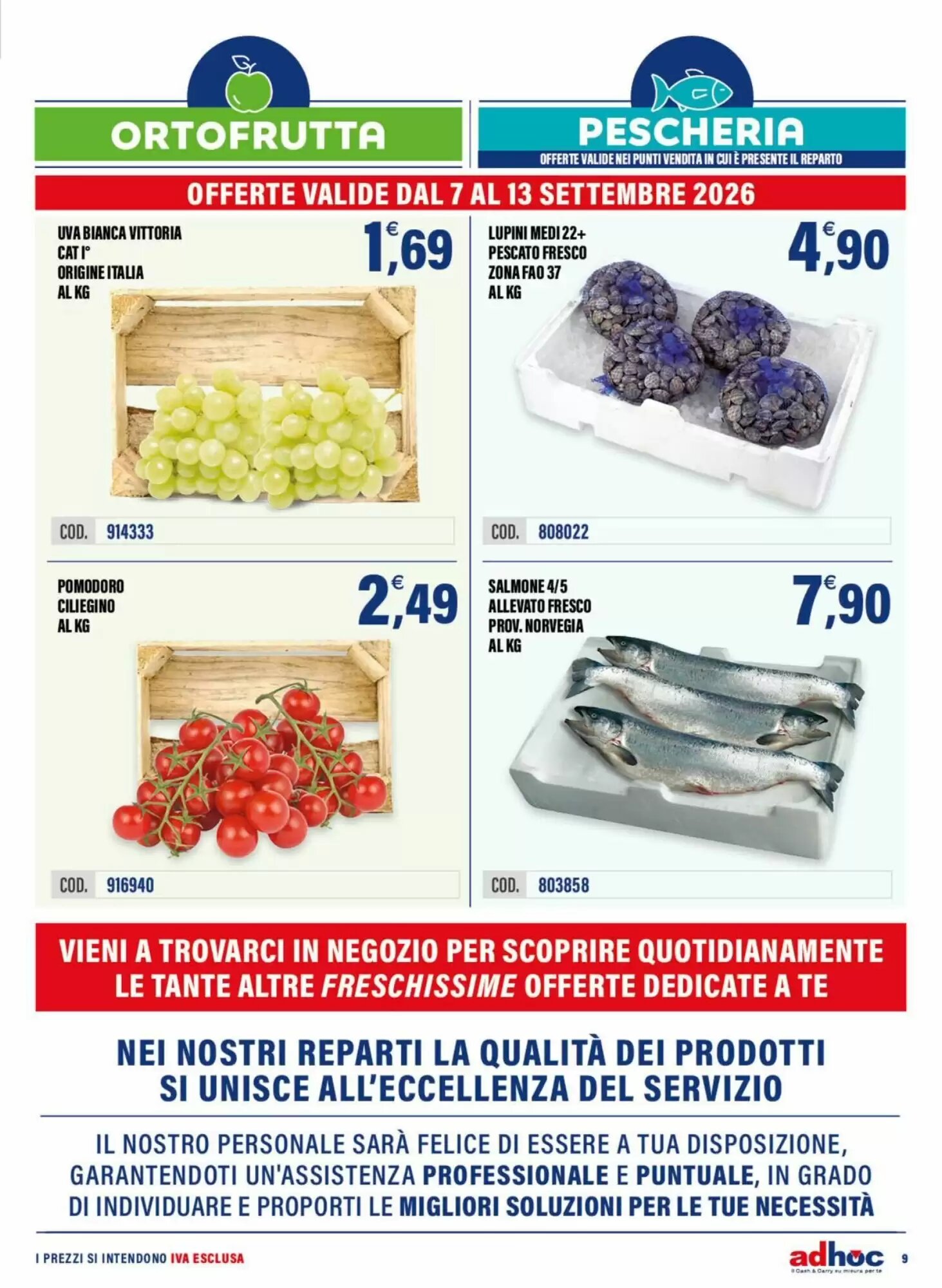 Volantino promozionale Adhoc  valide dal 07/09/2026 - Pagina 9.
