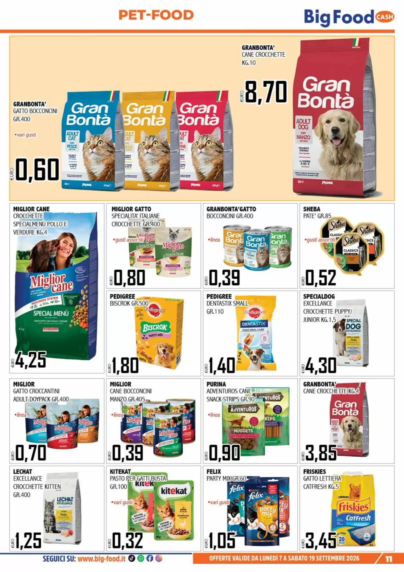 Volantino promozionale Big Food  valide dal 07/09/2026 - Pagina 11.