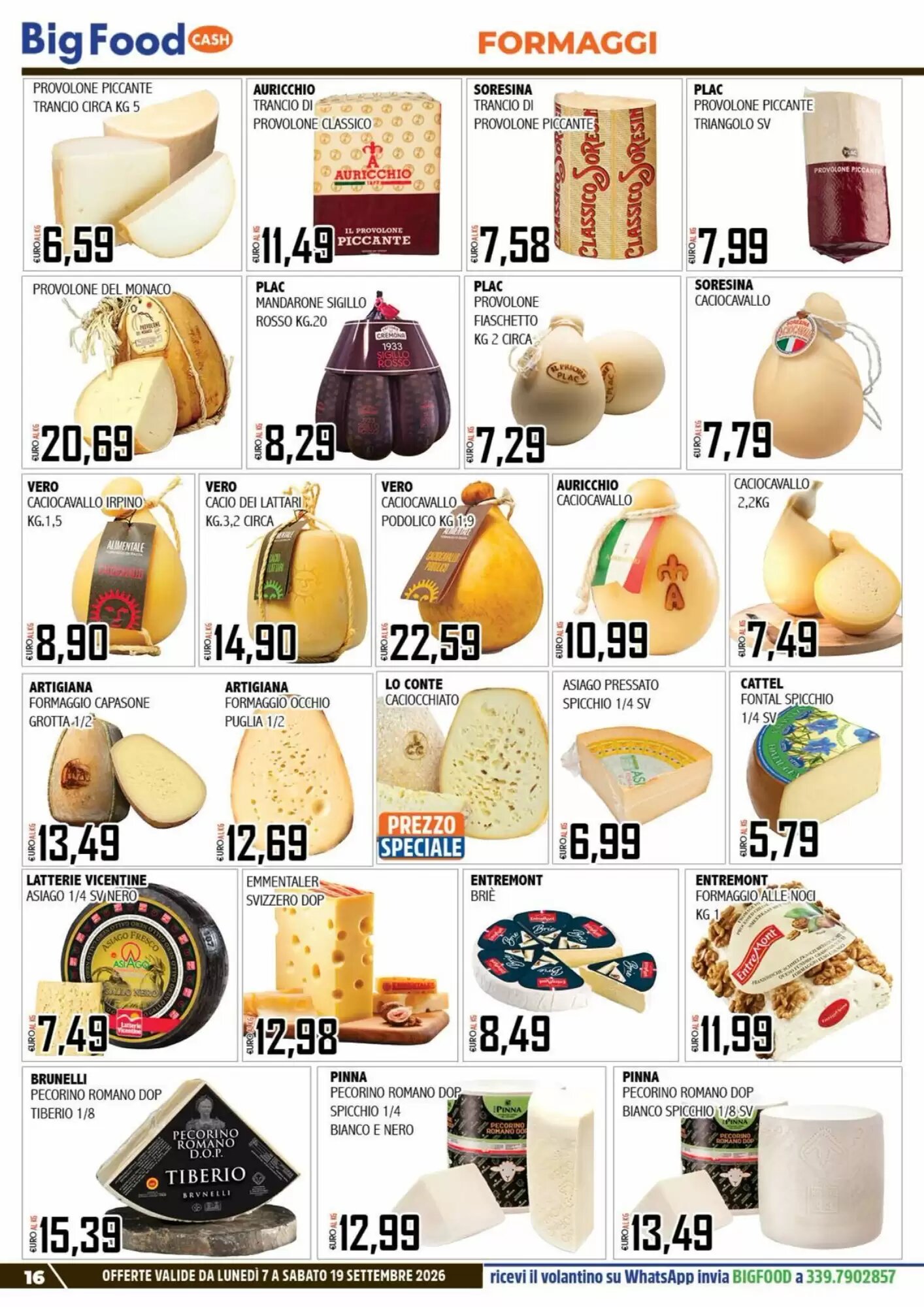 Volantino promozionale Big Food  valide dal 07/09/2026 - Pagina 16.