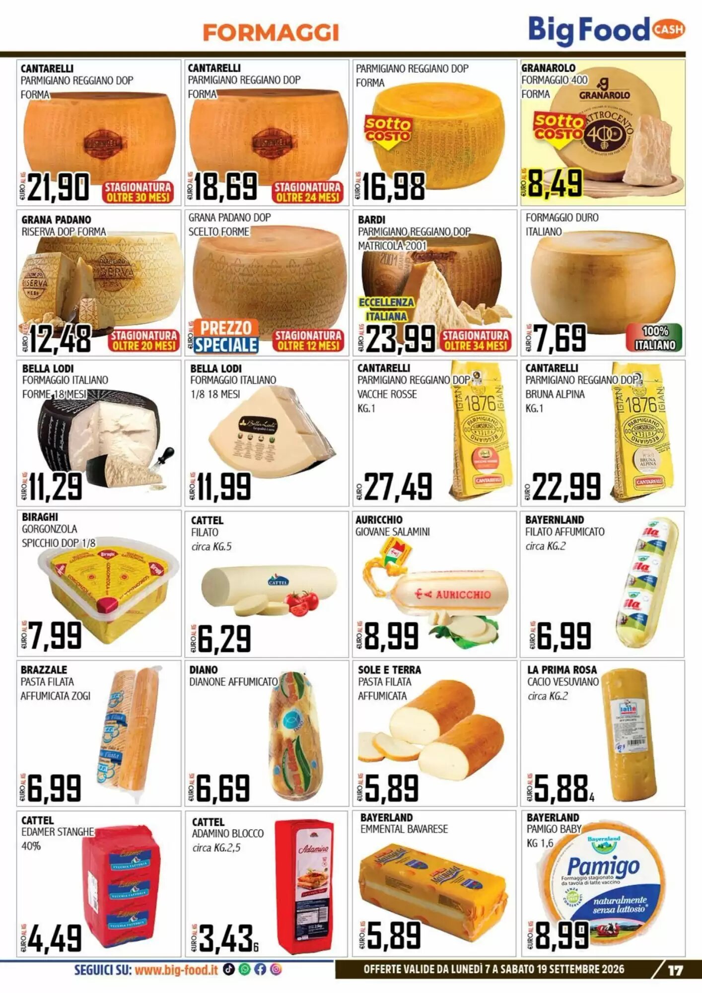 Volantino promozionale Big Food  valide dal 07/09/2026 - Pagina 17.