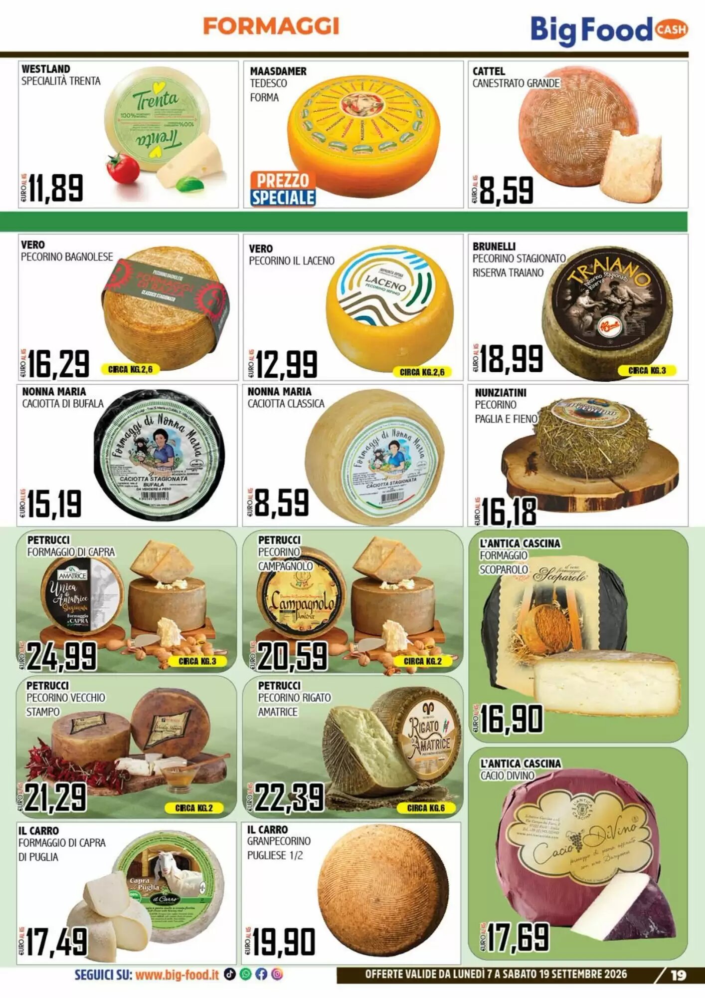 Volantino promozionale Big Food  valide dal 07/09/2026 - Pagina 19.