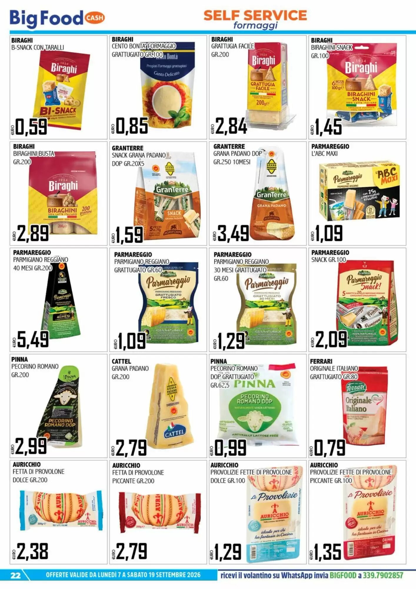 Volantino promozionale Big Food  valide dal 07/09/2026 - Pagina 22.