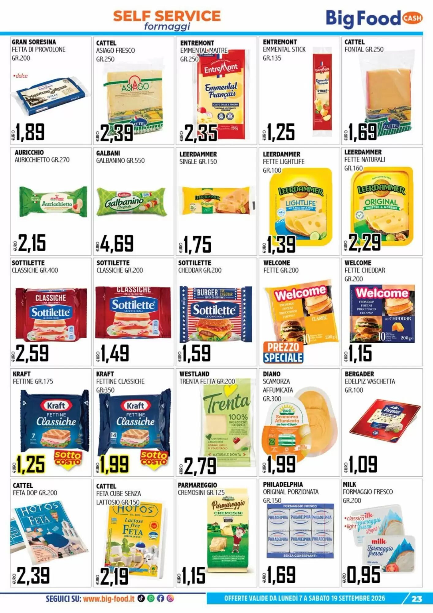 Volantino promozionale Big Food  valide dal 07/09/2026 - Pagina 23.
