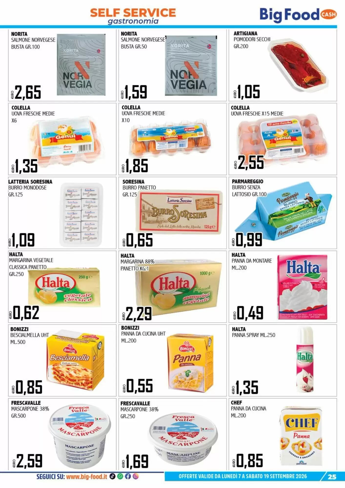 Volantino promozionale Big Food  valide dal 07/09/2026 - Pagina 25.