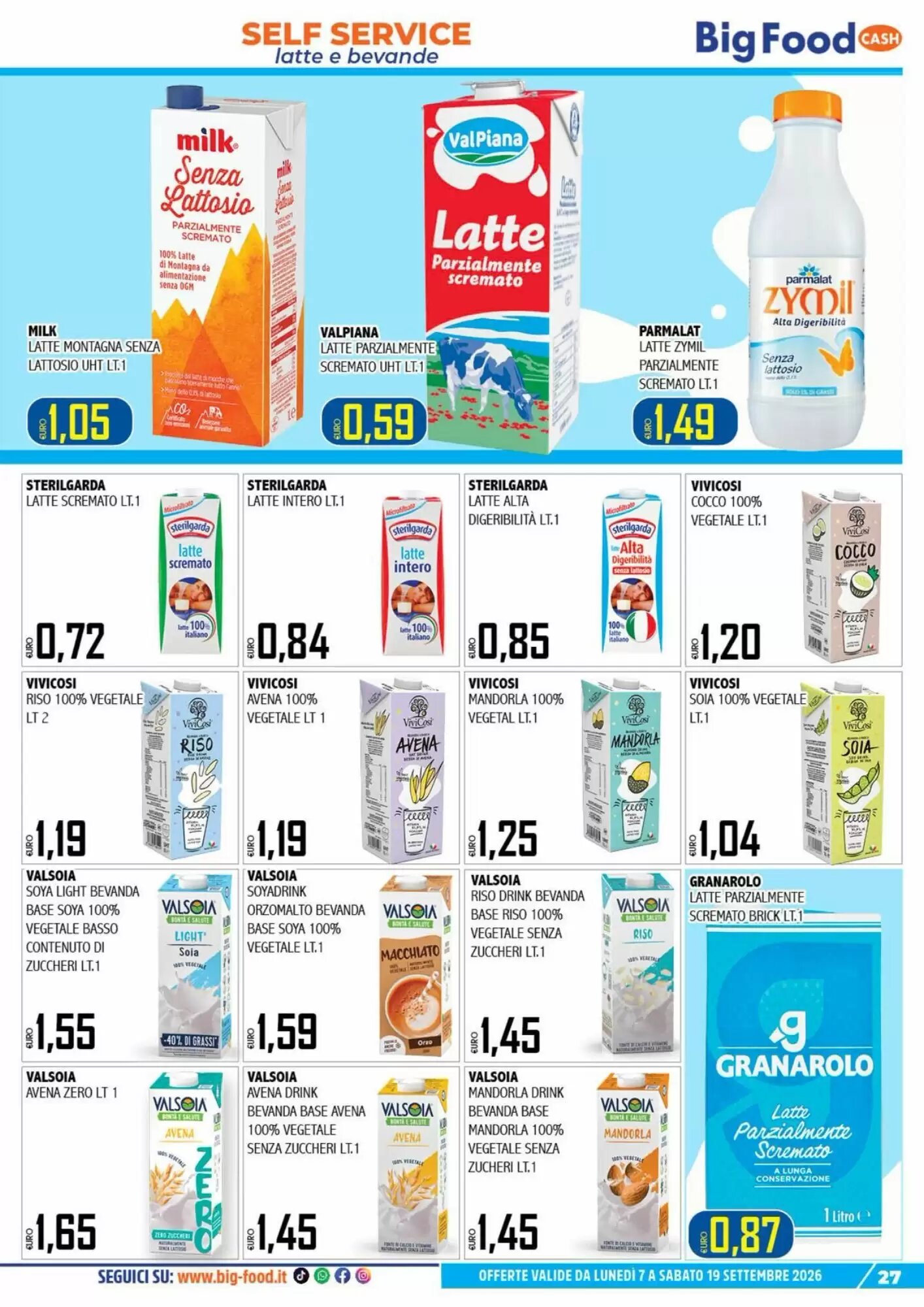 Volantino promozionale Big Food  valide dal 07/09/2026 - Pagina 27.