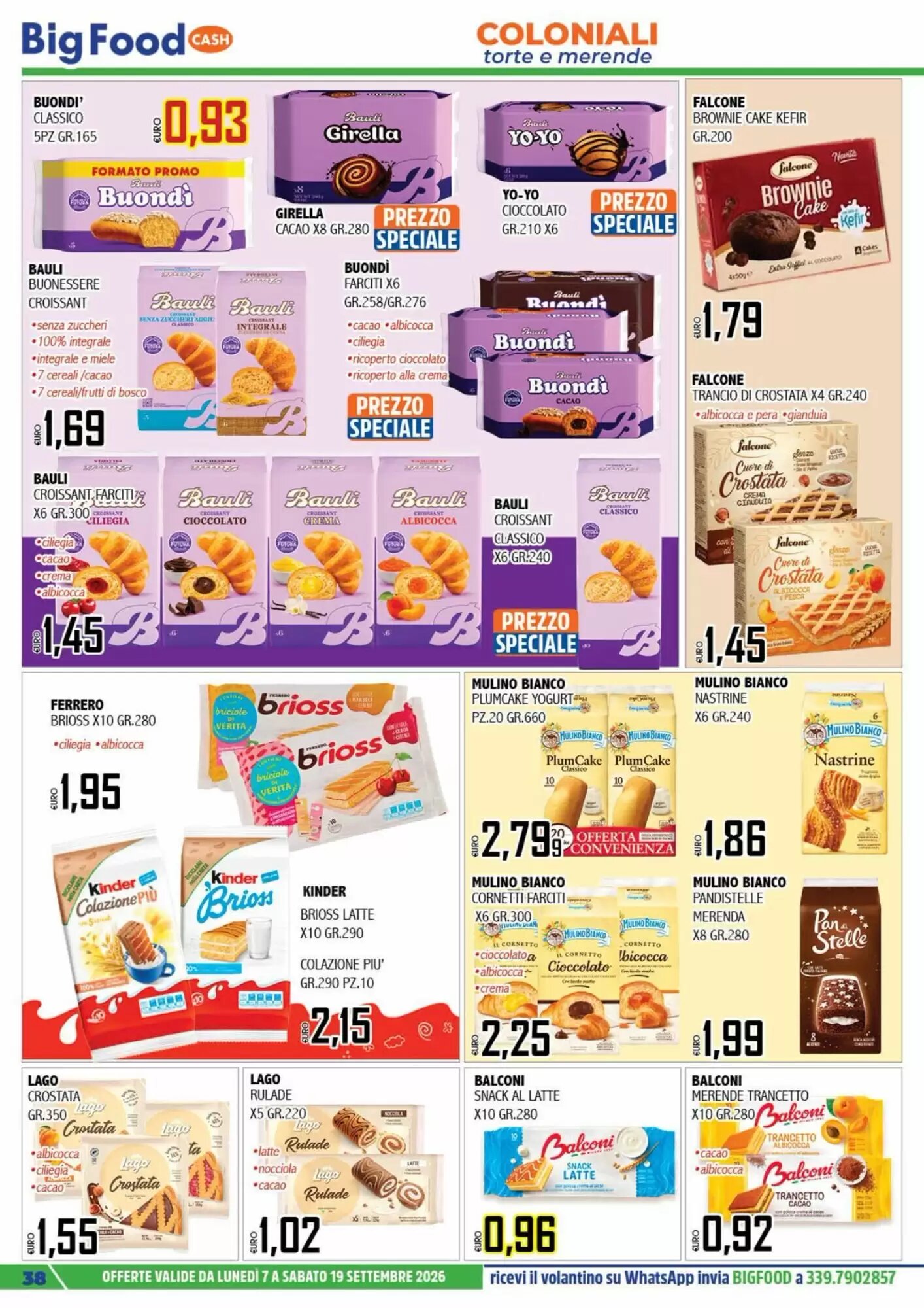 Volantino promozionale Big Food  valide dal 07/09/2026 - Pagina 38.