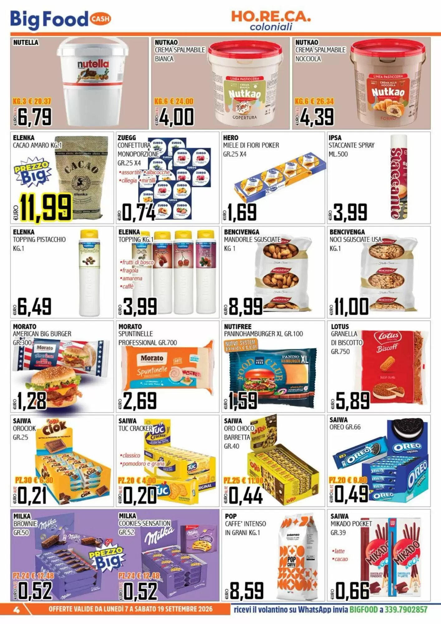 Volantino promozionale Big Food  valide dal 07/09/2026 - Pagina 4.