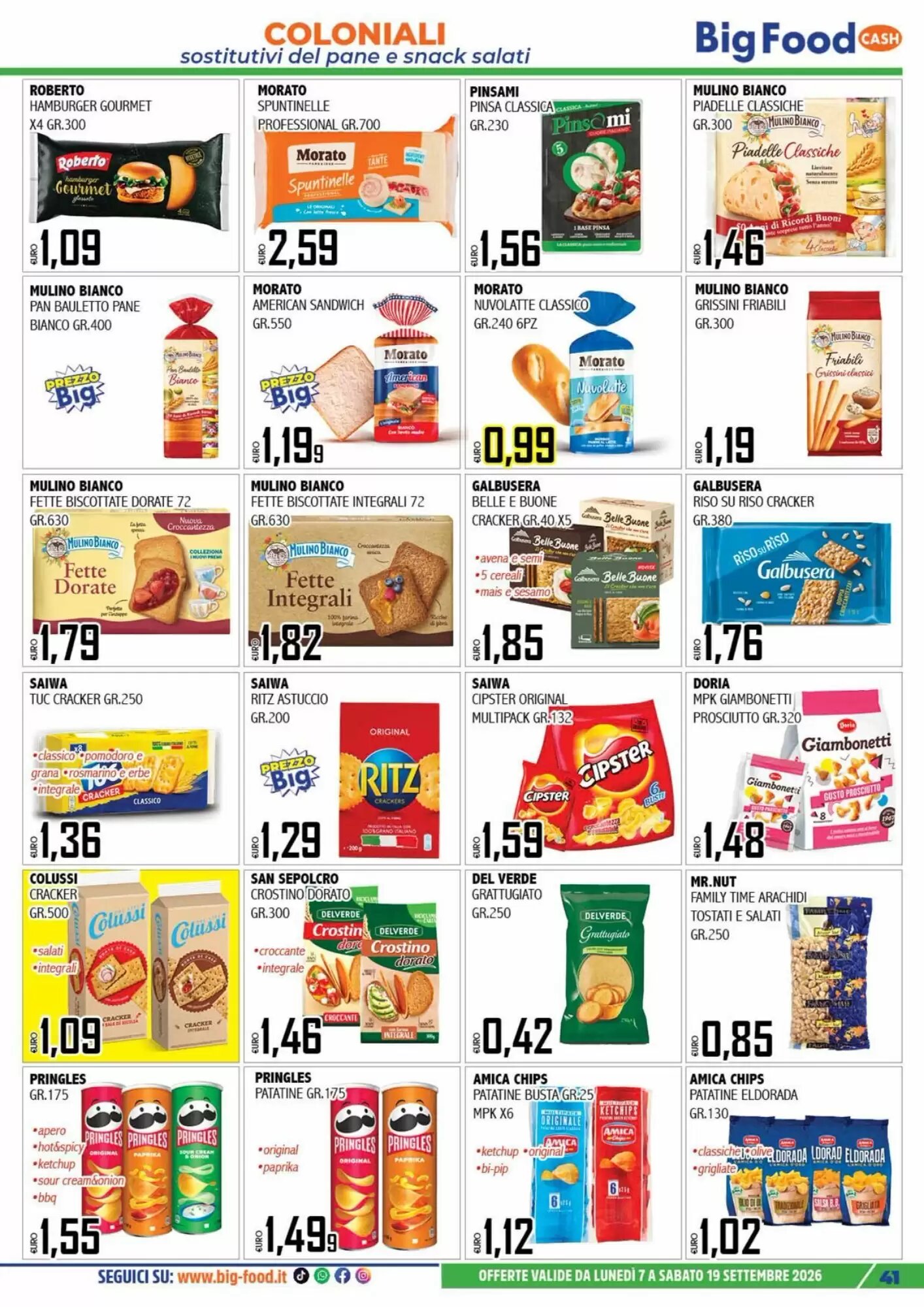 Volantino promozionale Big Food  valide dal 07/09/2026 - Pagina 41.
