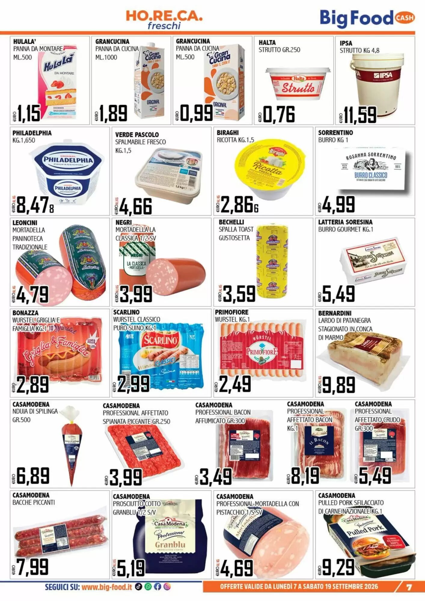Volantino promozionale Big Food  valide dal 07/09/2026 - Pagina 7.
