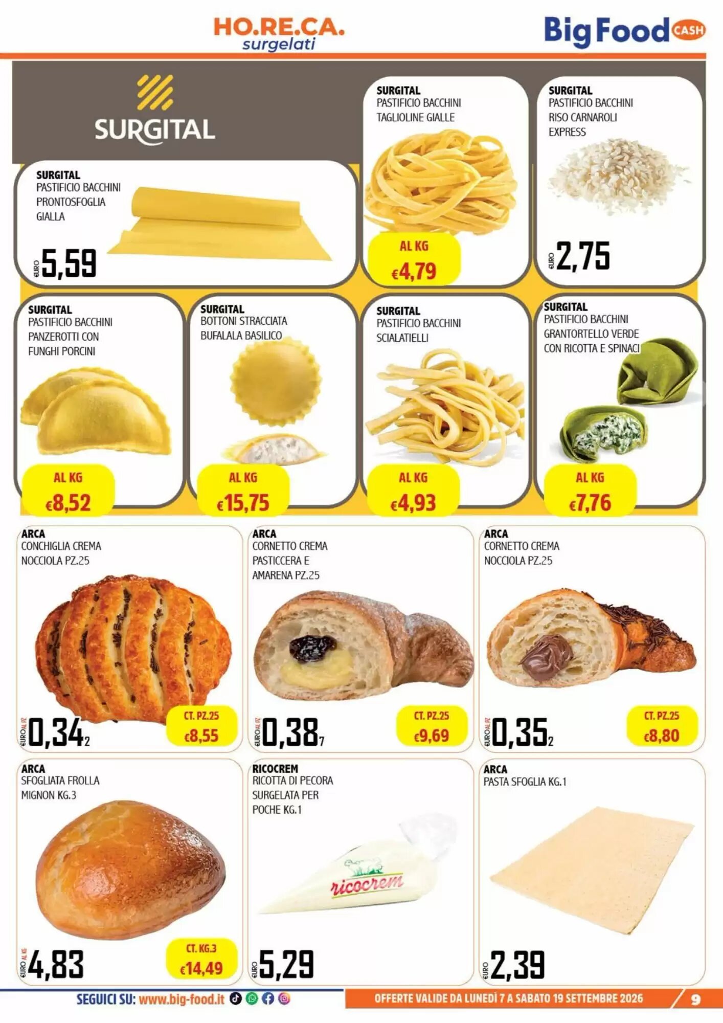 Volantino promozionale Big Food  valide dal 07/09/2026 - Pagina 9.
