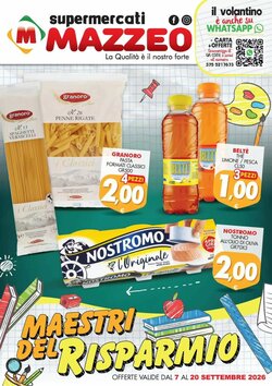 Volantino promozionale Mazzeo Supermercati  valide dal 07/09/2026