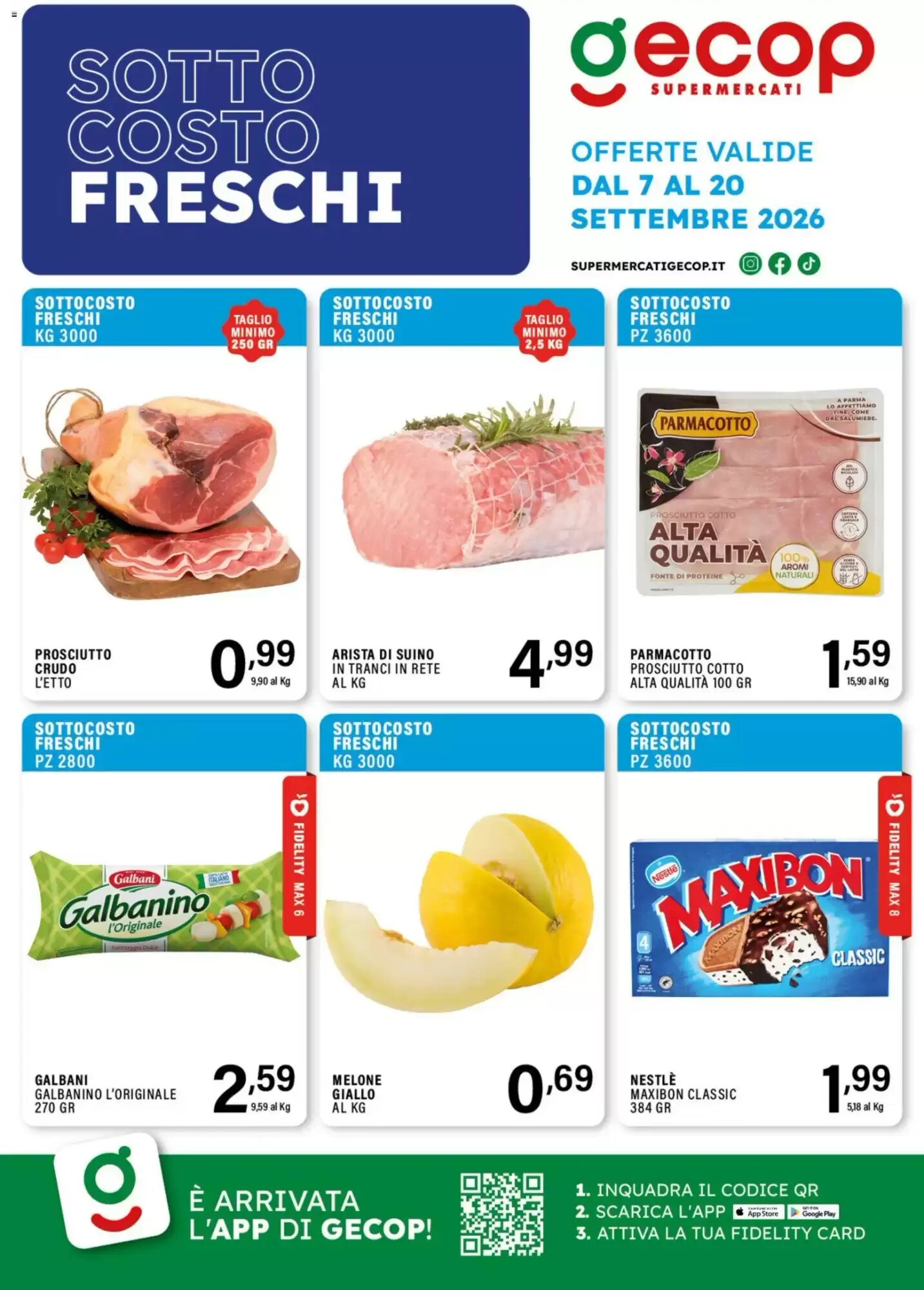 Volantino promozionale Gecop  valide dal 07/09/2026 - Pagina 1.