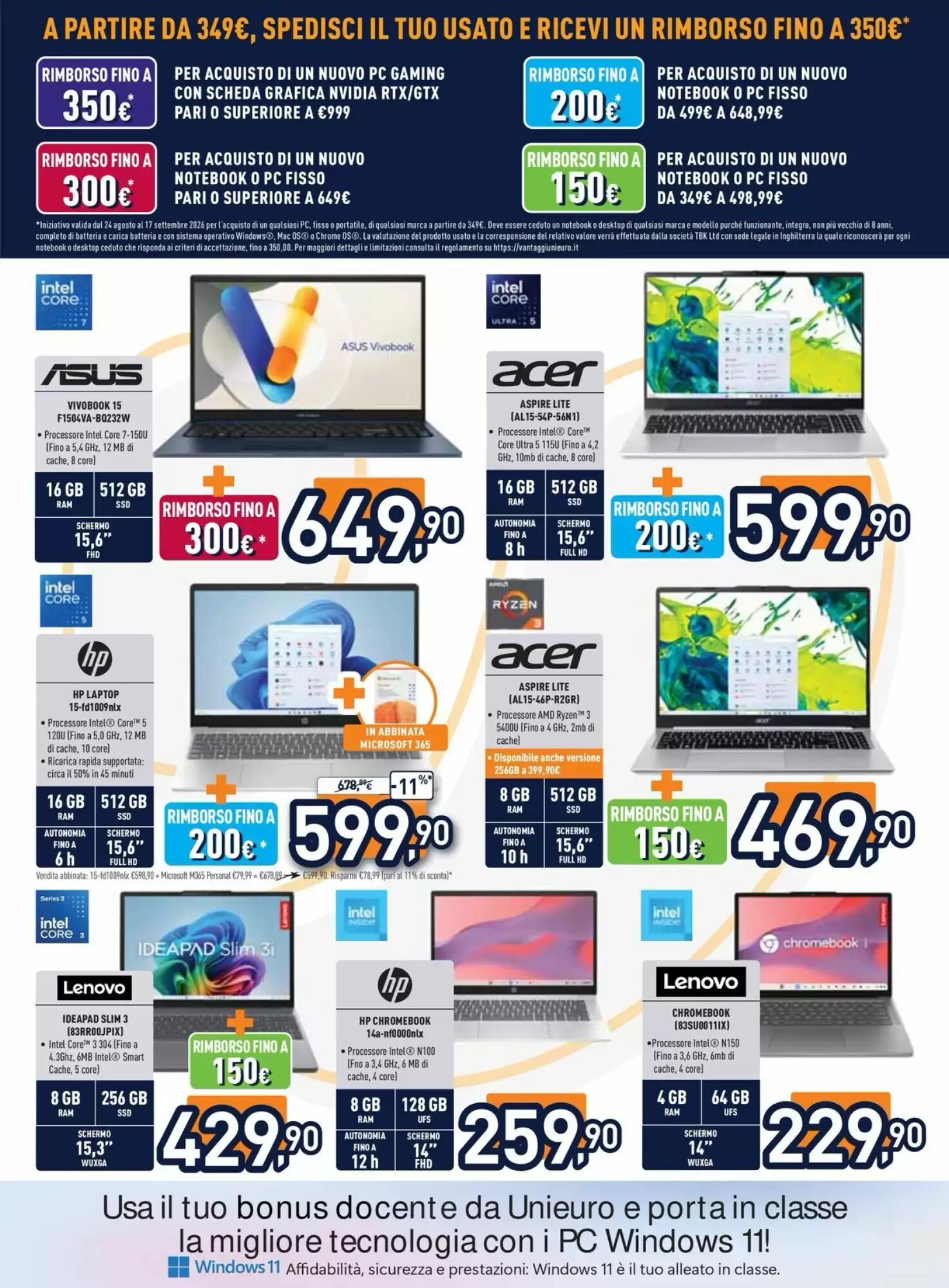 Volantino promozionale Unieuro  valide dal 07/09/2026 - Pagina 10.