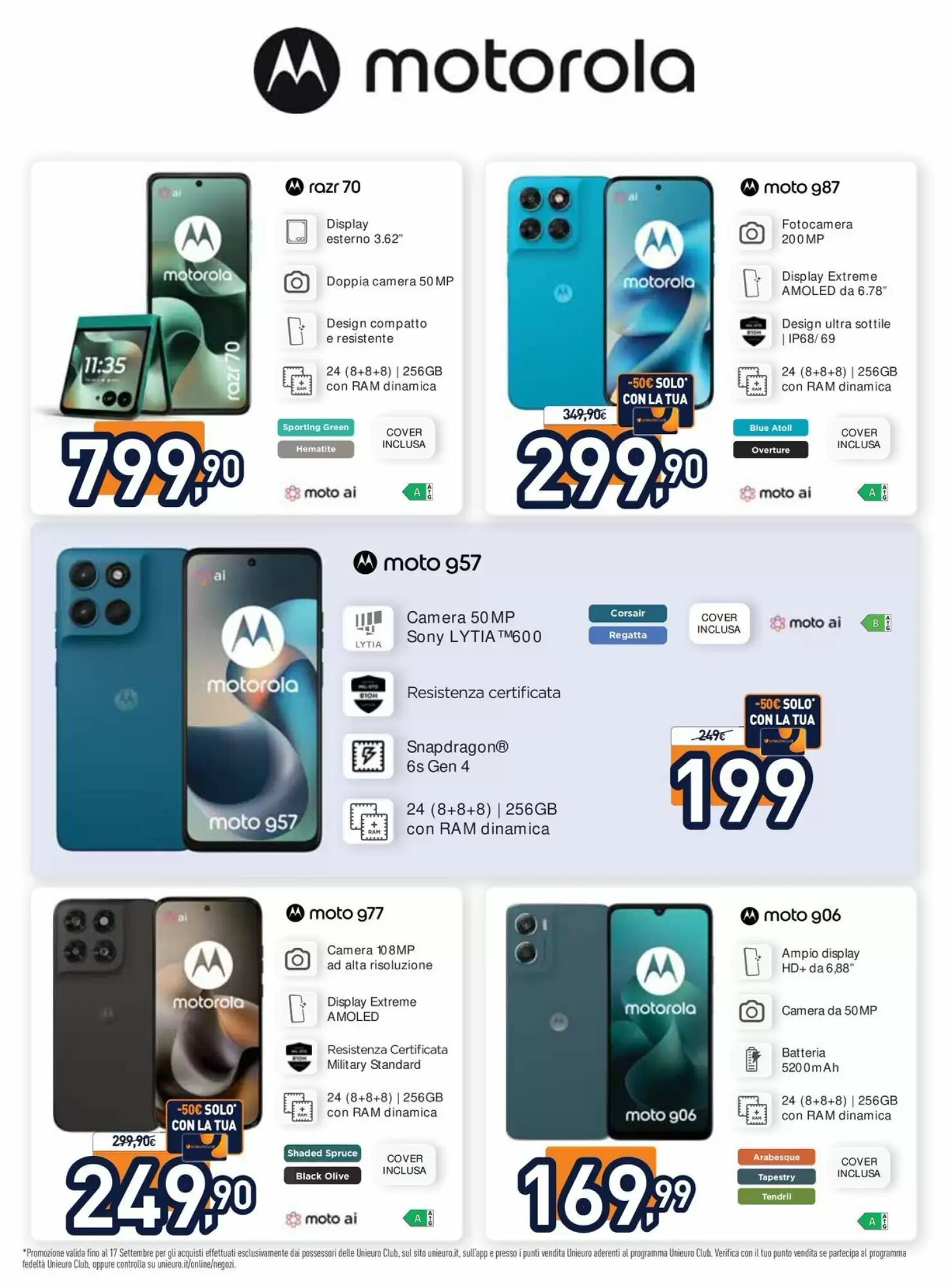 Volantino promozionale Unieuro  valide dal 07/09/2026 - Pagina 22.