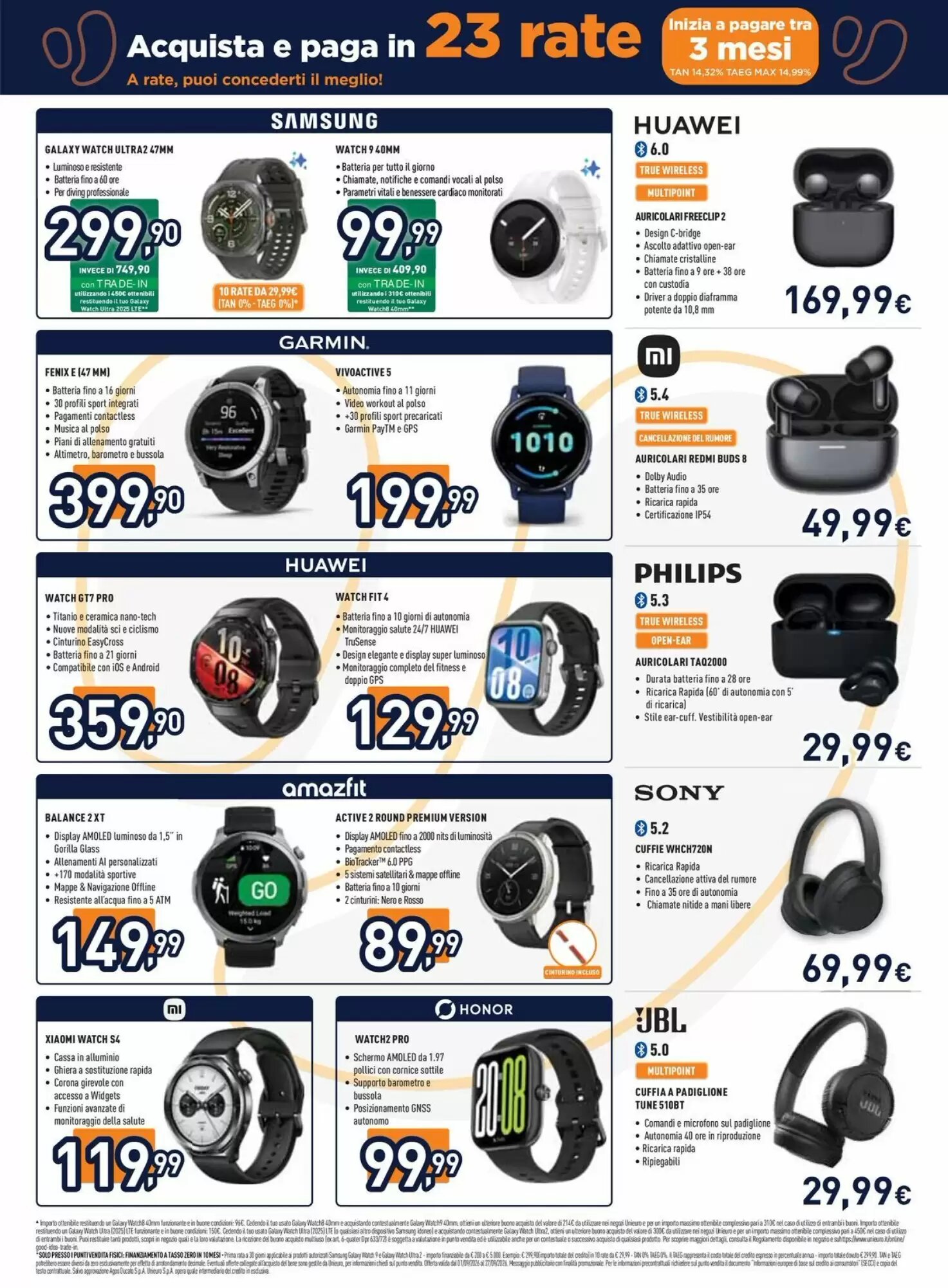 Volantino promozionale Unieuro  valide dal 07/09/2026 - Pagina 23.