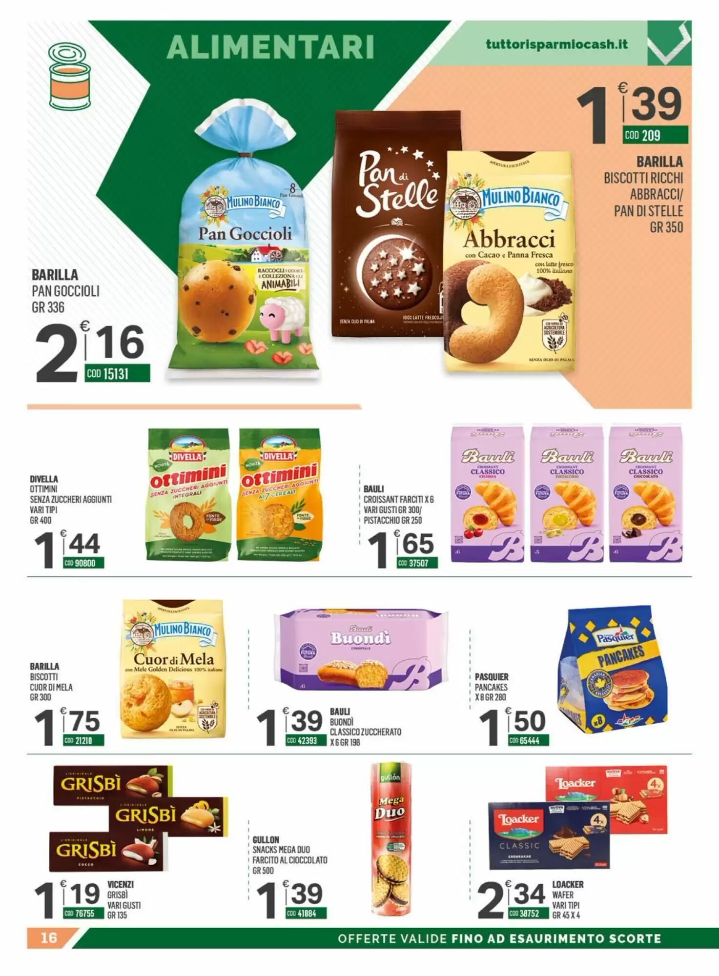 Volantino promozionale Tutto Risparmio Cash&Carry  valide dal 07/09/2026 - Pagina 16.