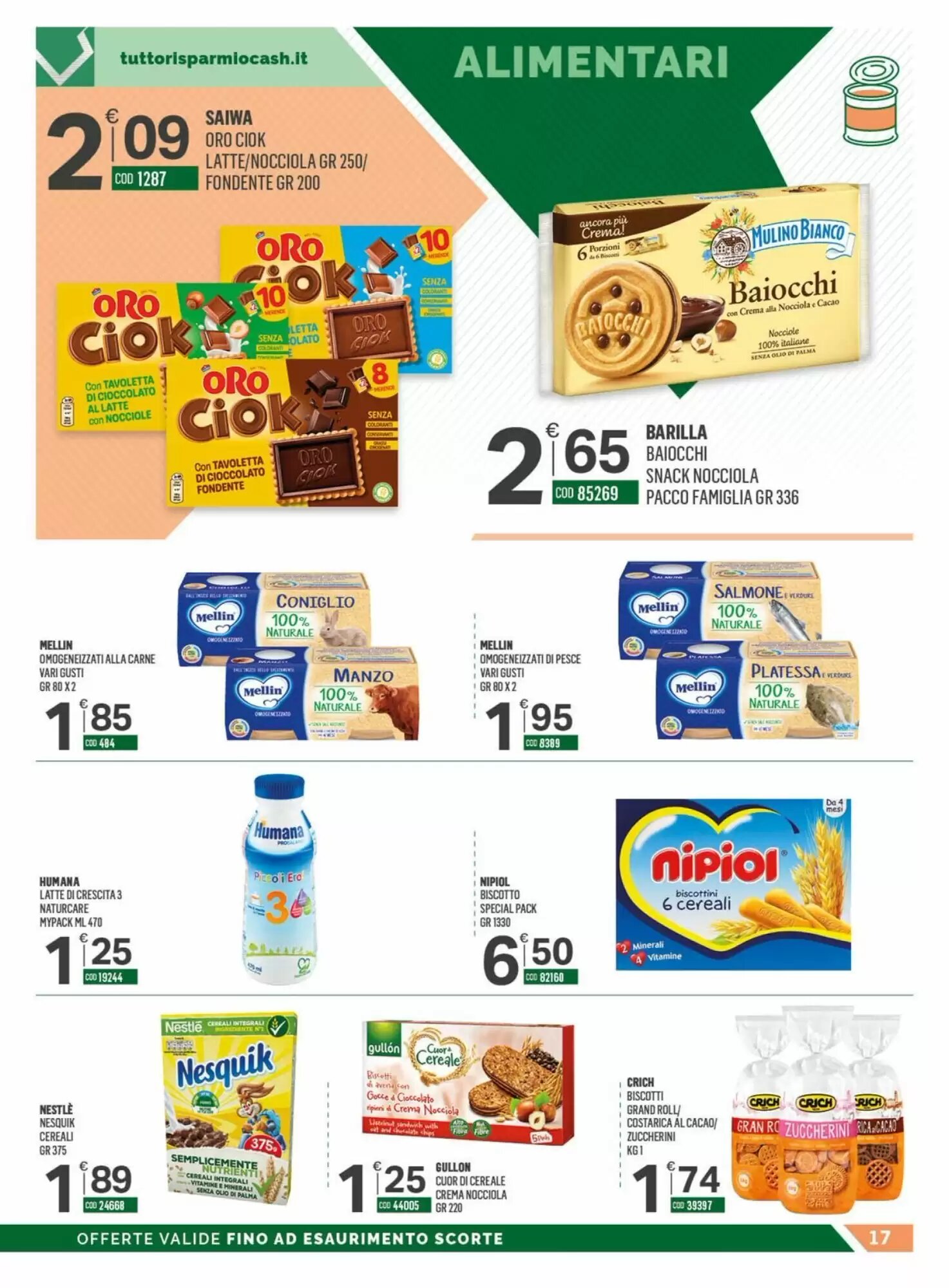 Volantino promozionale Tutto Risparmio Cash&Carry  valide dal 07/09/2026 - Pagina 17.