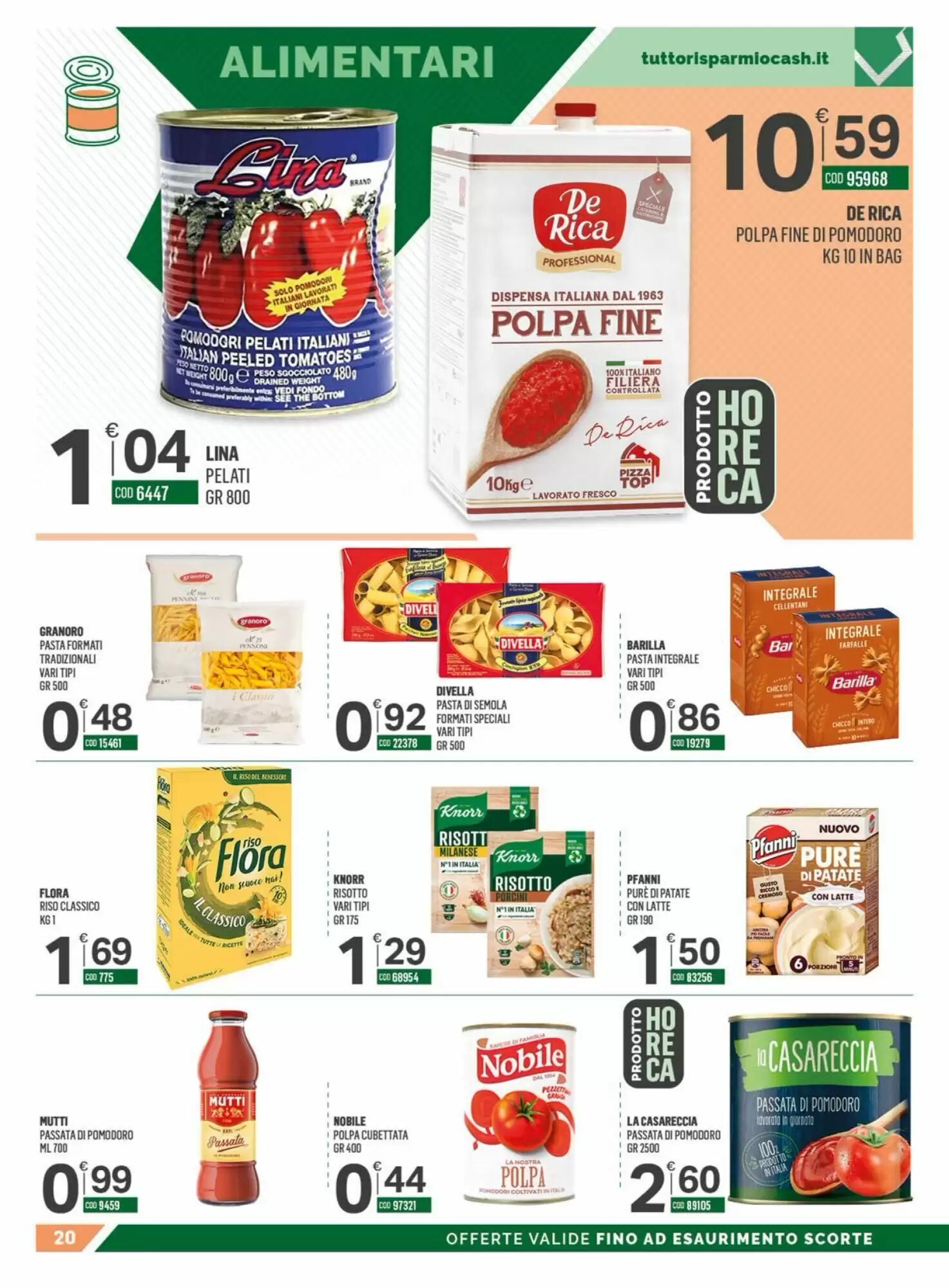 Volantino promozionale Tutto Risparmio Cash&Carry  valide dal 07/09/2026 - Pagina 20.