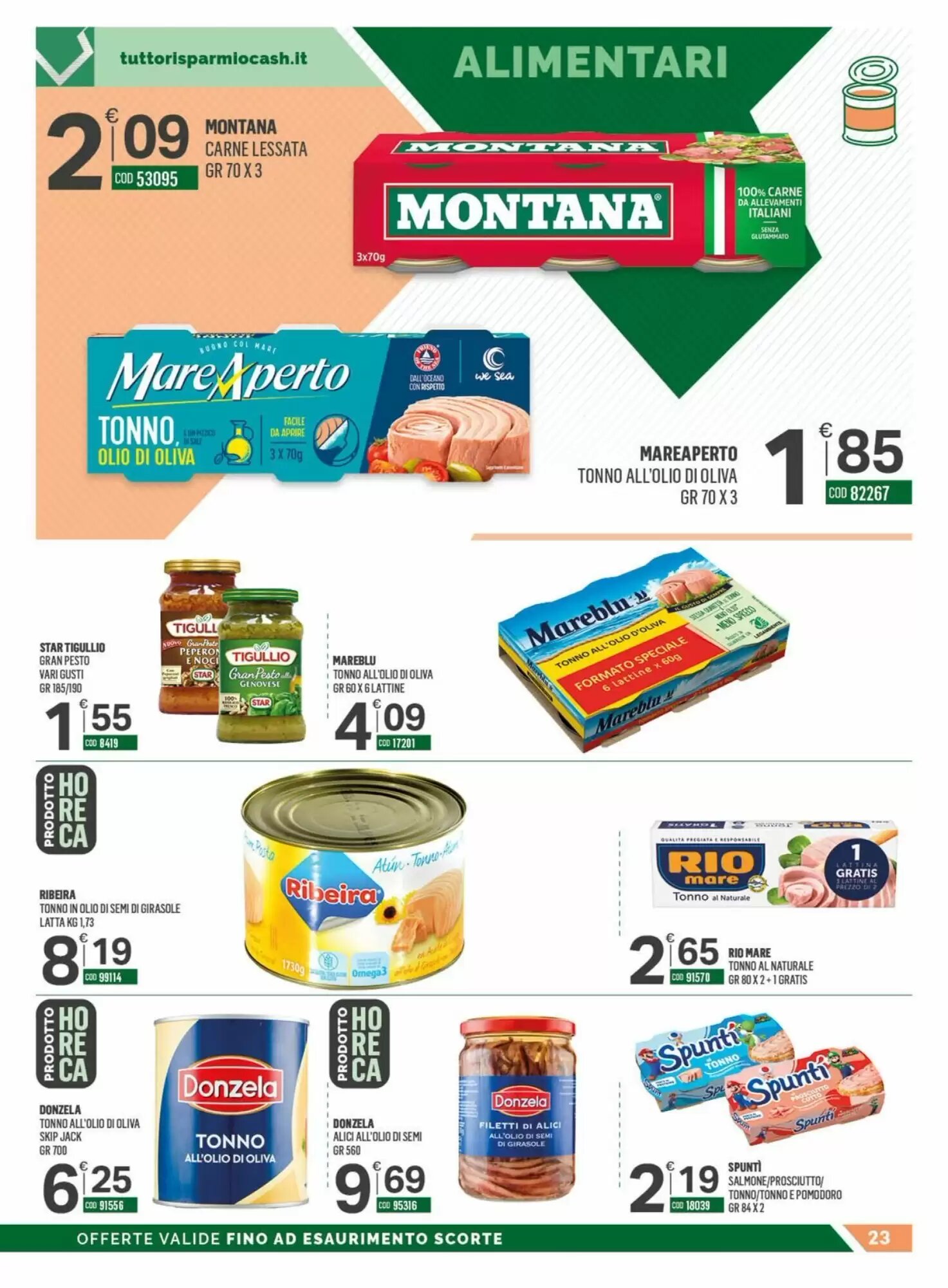 Volantino promozionale Tutto Risparmio Cash&Carry  valide dal 07/09/2026 - Pagina 23.
