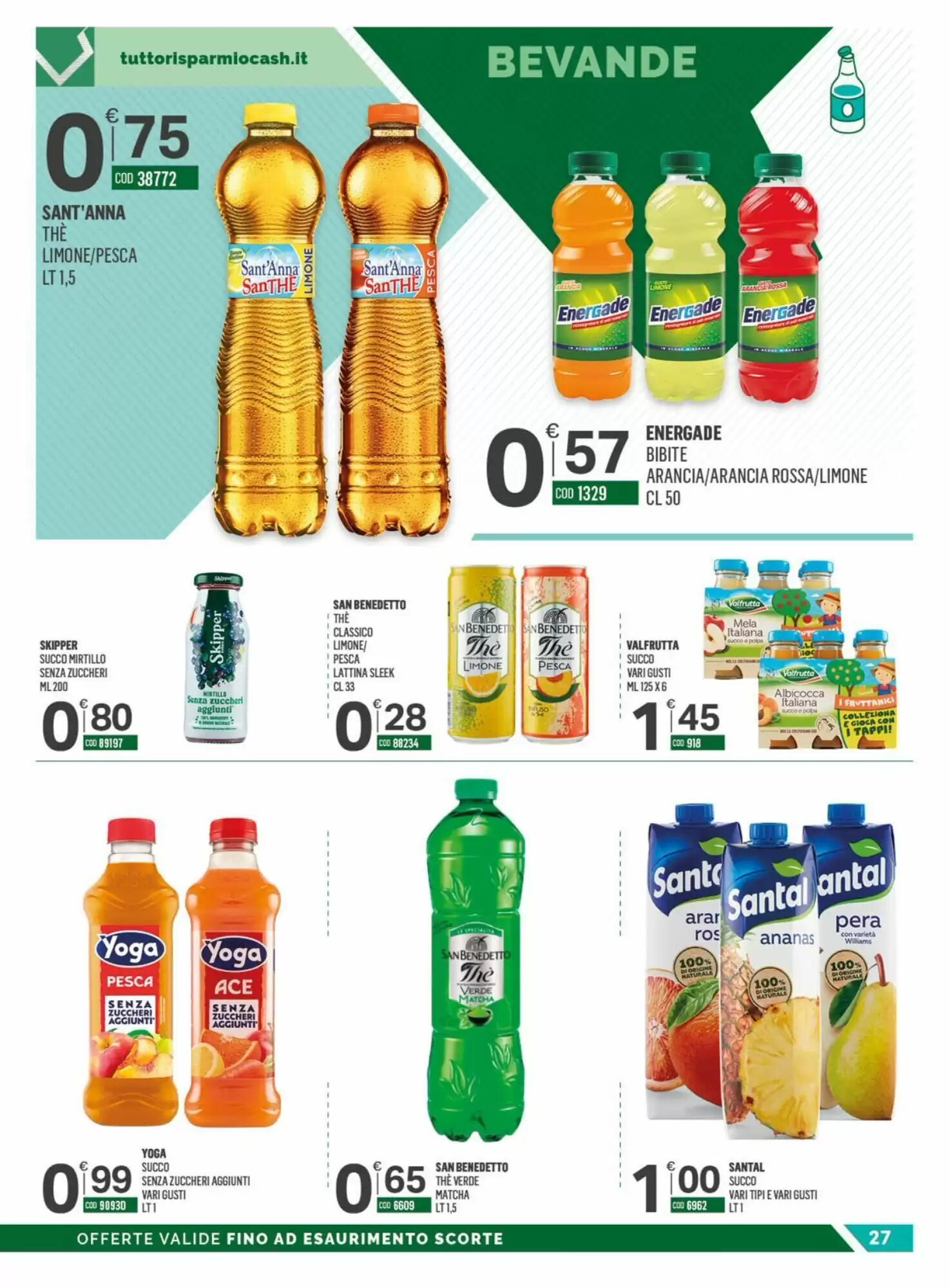 Volantino promozionale Tutto Risparmio Cash&Carry  valide dal 07/09/2026 - Pagina 27.