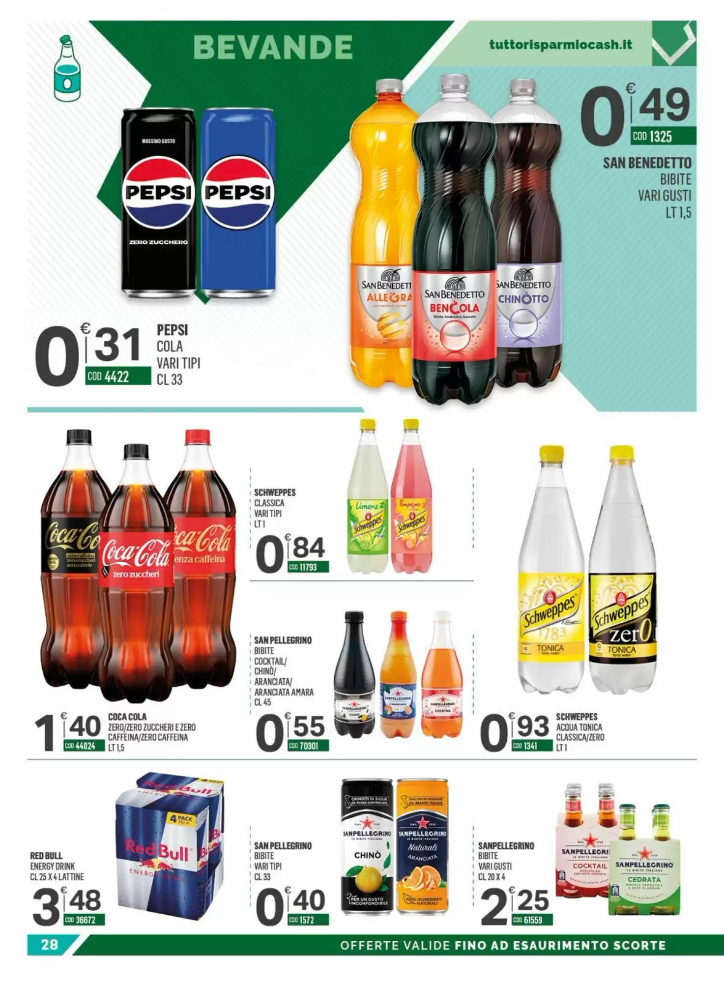 Volantino promozionale Tutto Risparmio Cash&Carry  valide dal 07/09/2026 - Pagina 28.