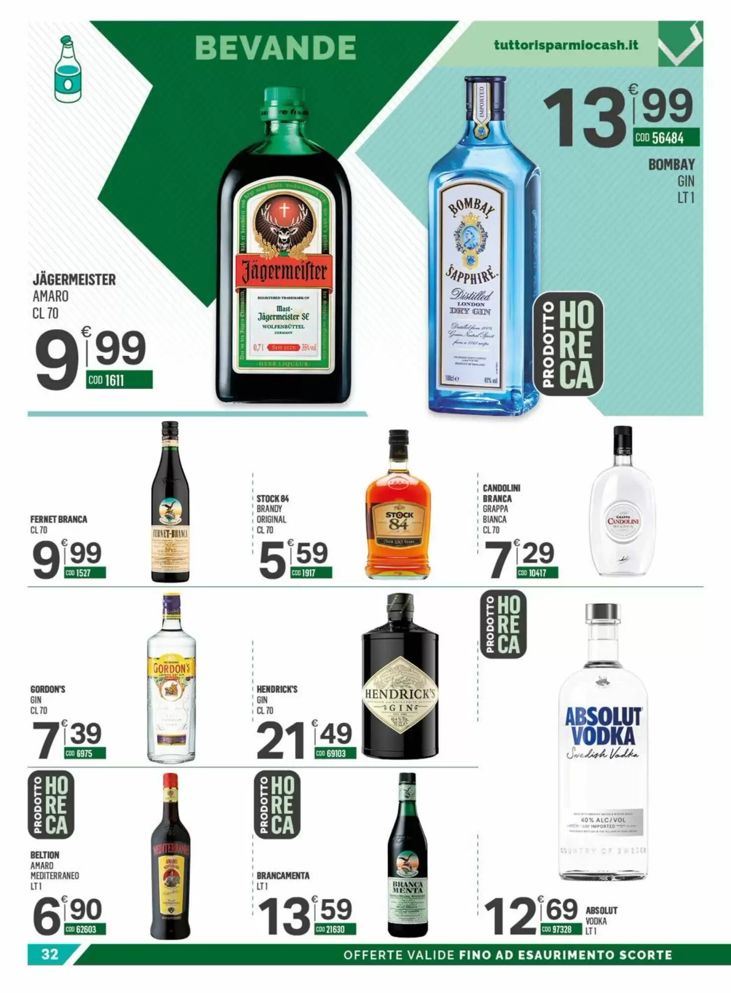 Volantino promozionale Tutto Risparmio Cash&Carry  valide dal 07/09/2026 - Pagina 32.