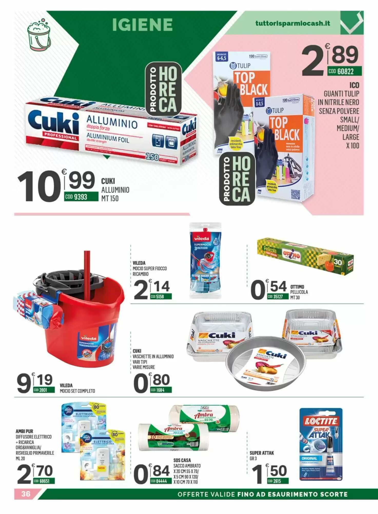 Volantino promozionale Tutto Risparmio Cash&Carry  valide dal 07/09/2026 - Pagina 36.