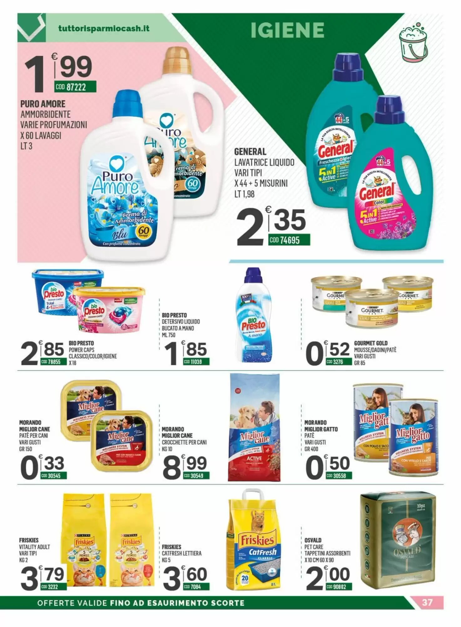 Volantino promozionale Tutto Risparmio Cash&Carry  valide dal 07/09/2026 - Pagina 37.