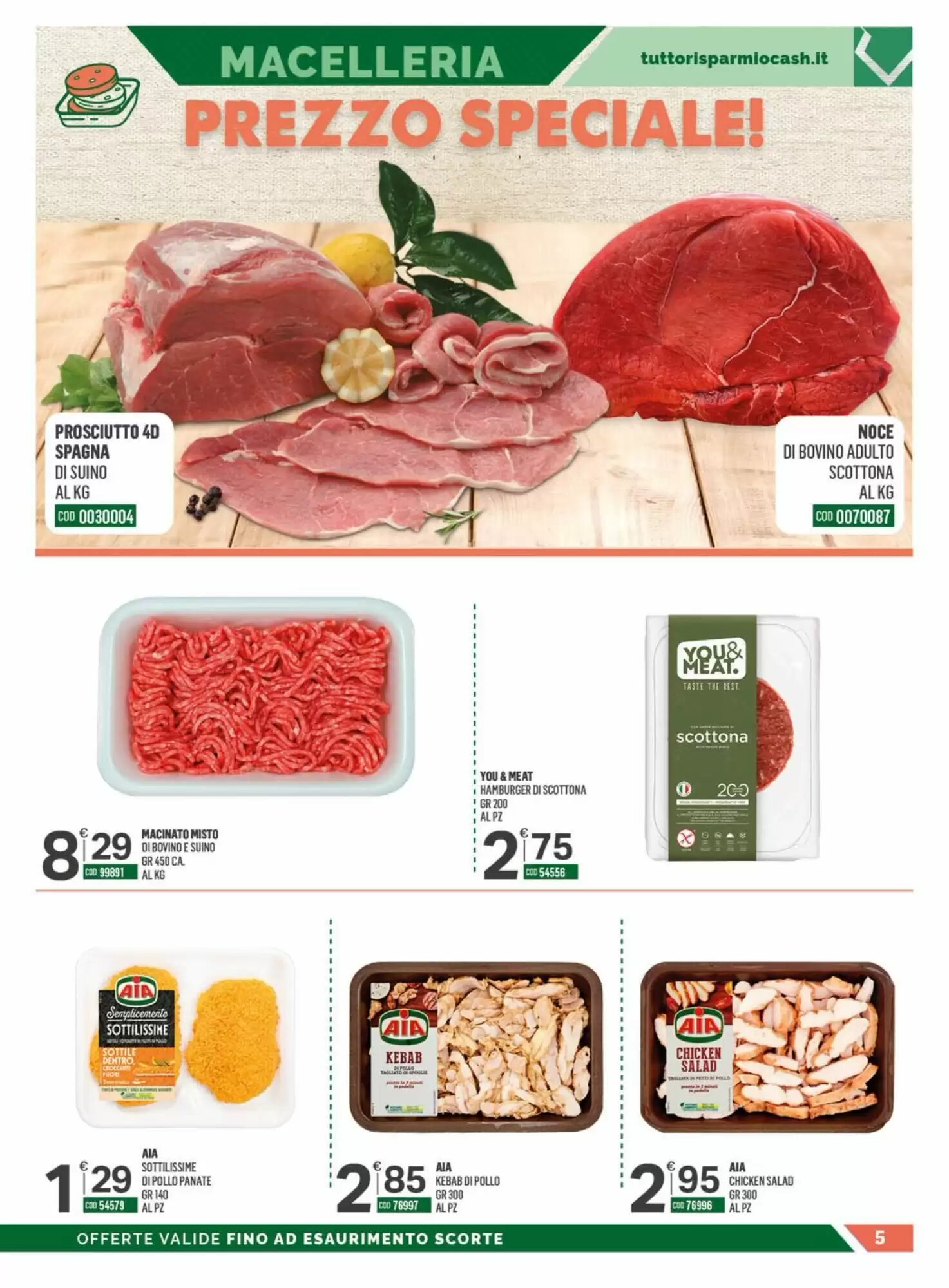 Volantino promozionale Tutto Risparmio Cash&Carry  valide dal 07/09/2026 - Pagina 5.
