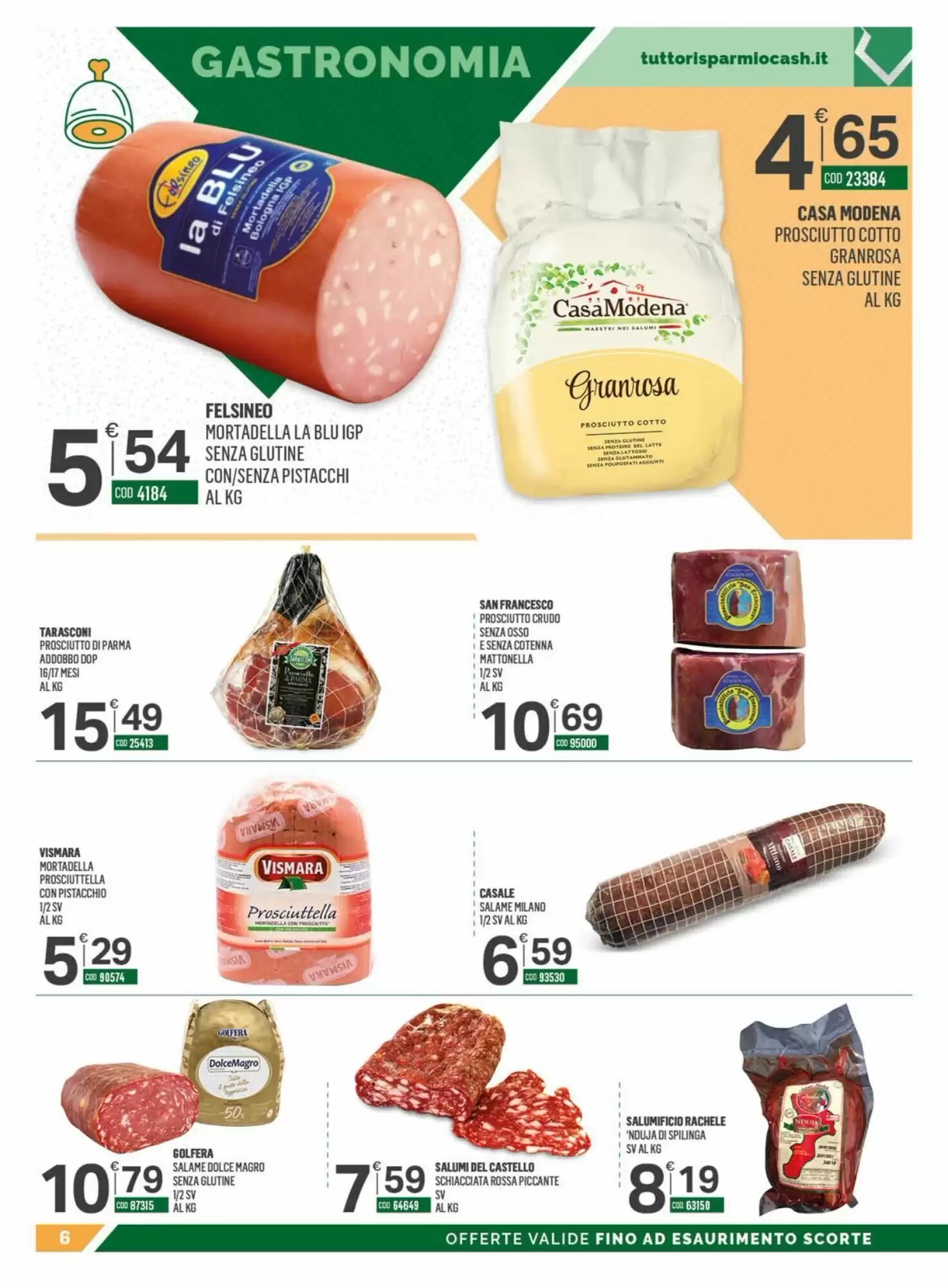 Volantino promozionale Tutto Risparmio Cash&Carry  valide dal 07/09/2026 - Pagina 6.