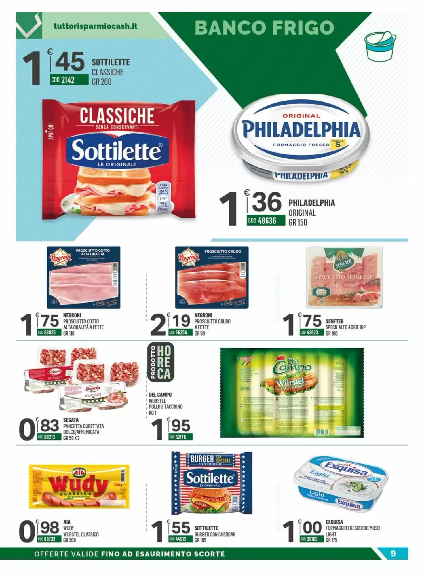 Volantino promozionale Tutto Risparmio Cash&Carry  valide dal 07/09/2026 - Pagina 9.