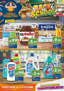 Volantino promozionale Mister Risparmio  valide dal 07/09/2026