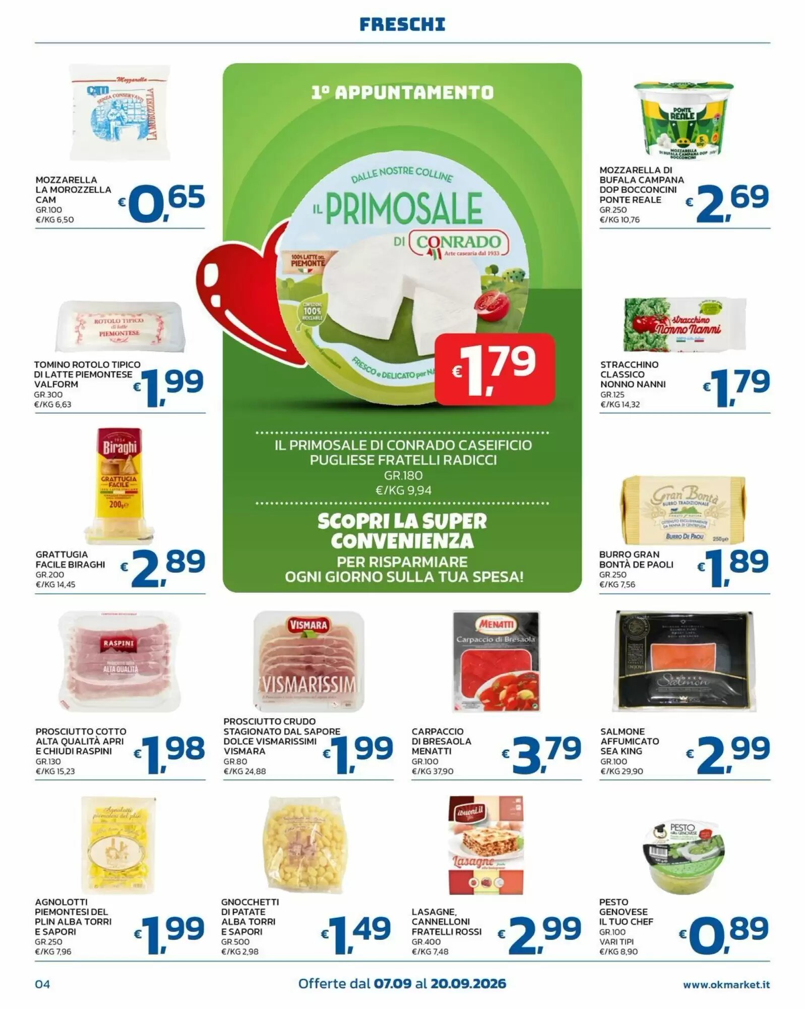 Volantino promozionale Ok Market  valide dal 07/09/2026 - Pagina 4.