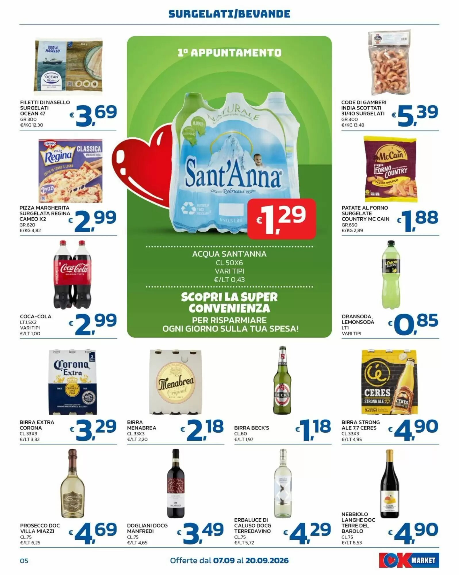 Volantino promozionale Ok Market  valide dal 07/09/2026 - Pagina 5.
