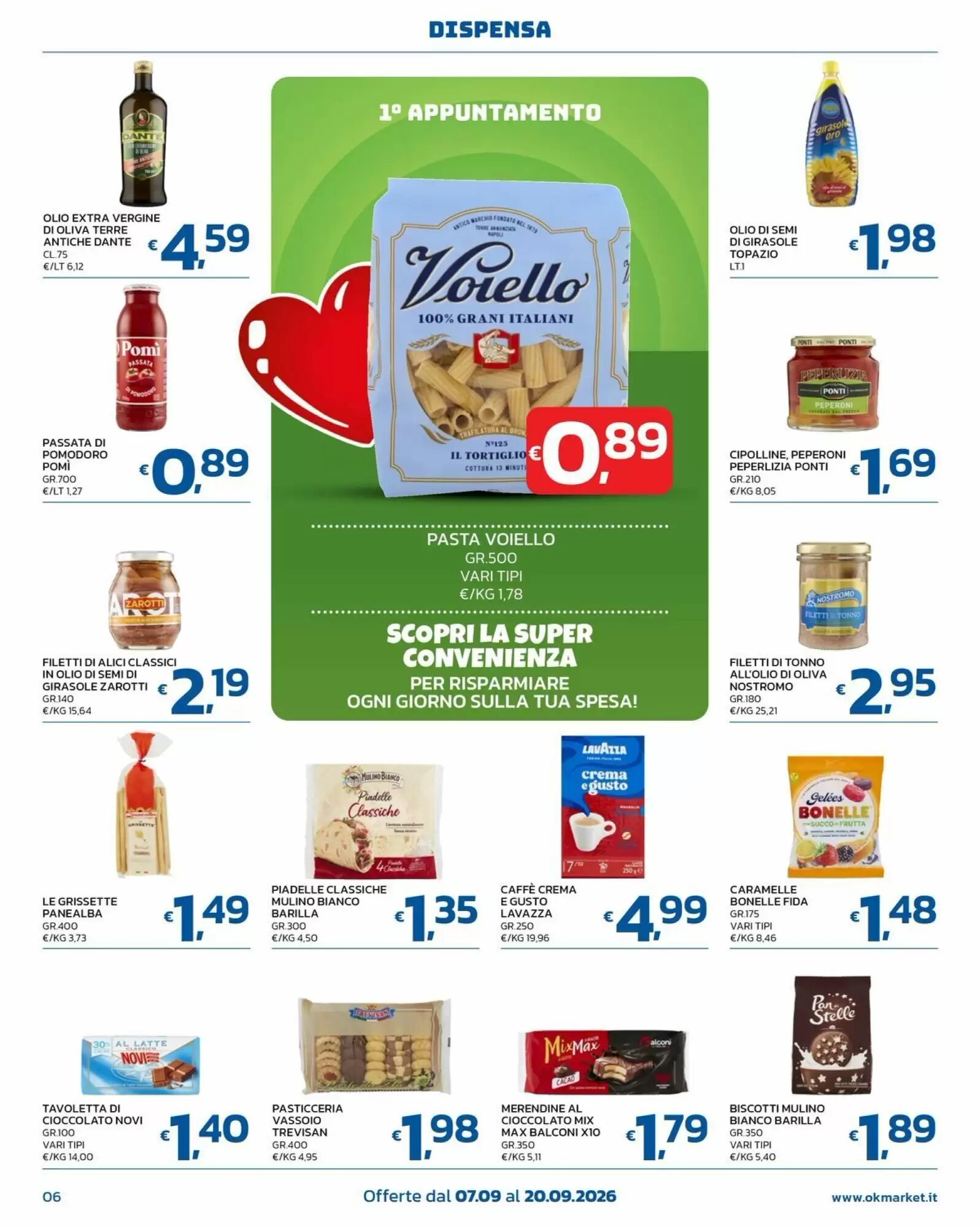 Volantino promozionale Ok Market  valide dal 07/09/2026 - Pagina 6.