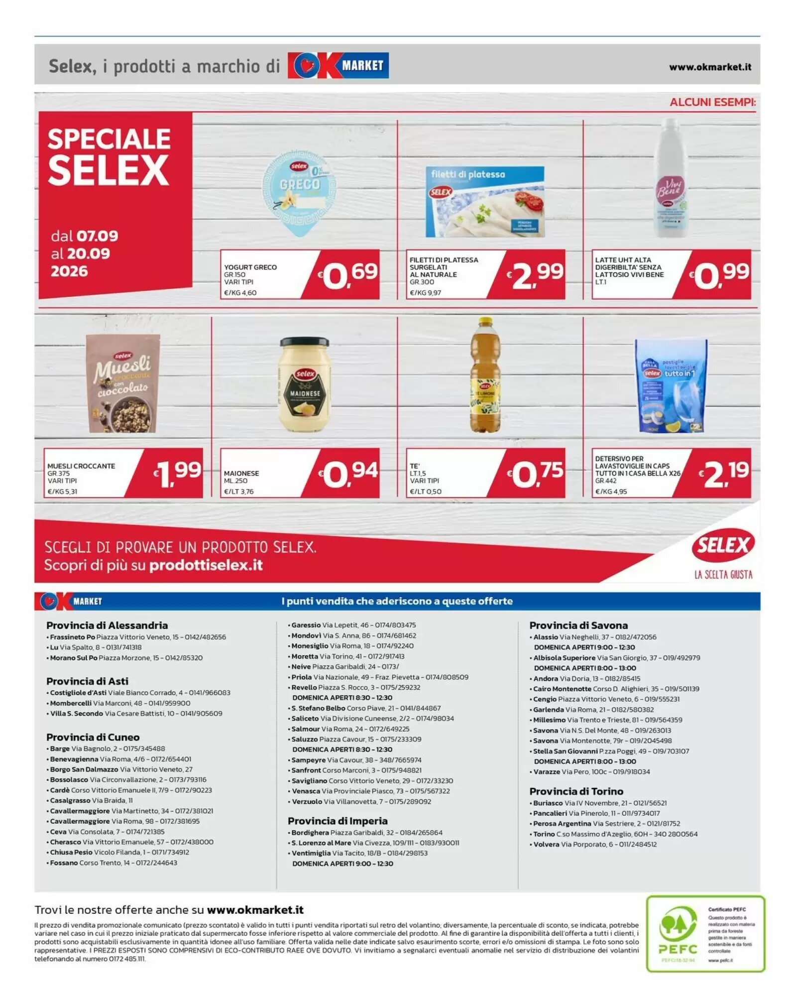 Volantino promozionale Ok Market  valide dal 07/09/2026 - Pagina 8.