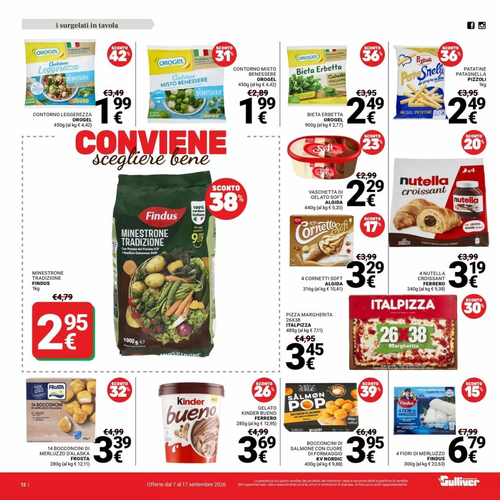 Volantino promozionale Supermercati Gulliver  valide dal 07/09/2026 - Pagina 12.