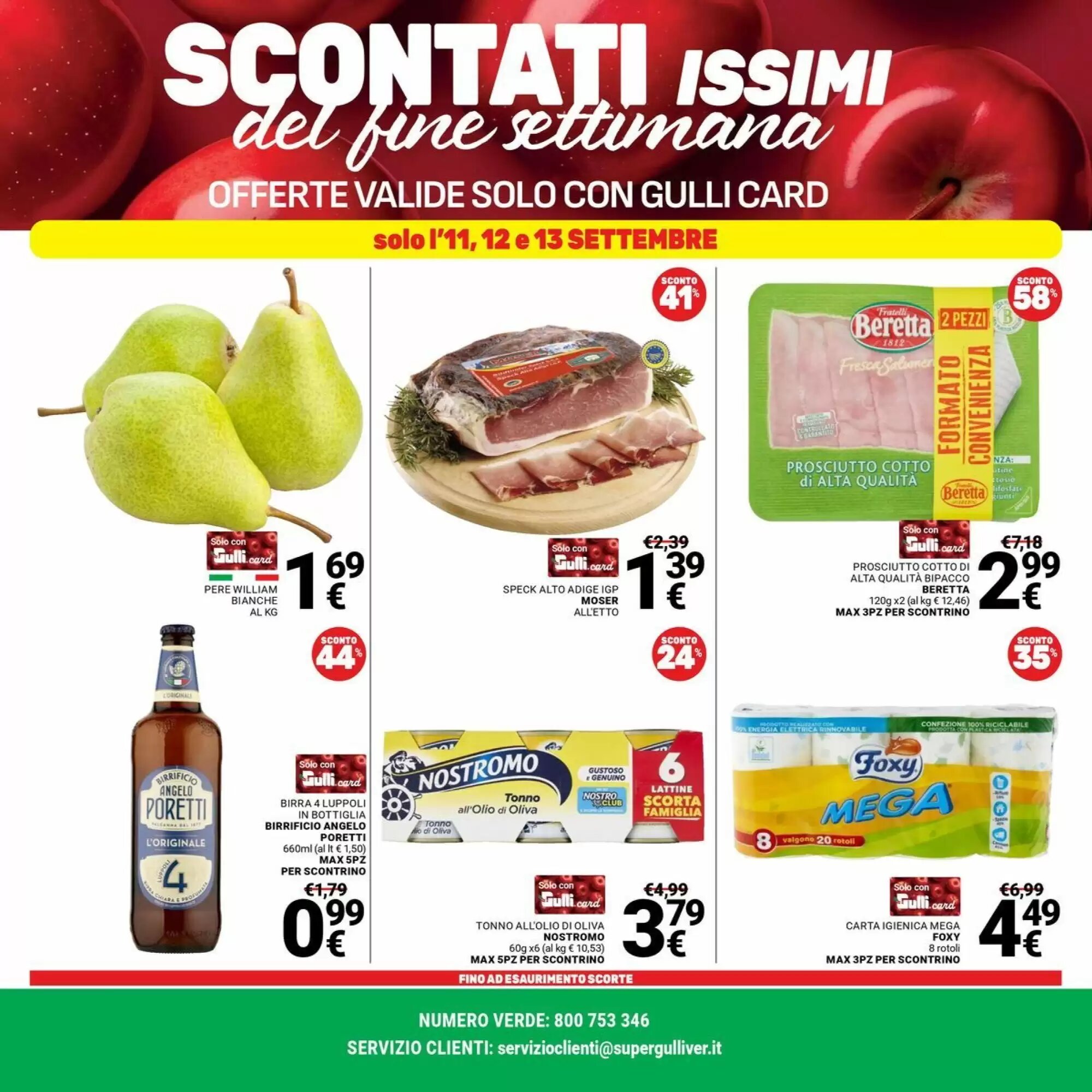 Volantino promozionale Supermercati Gulliver  valide dal 07/09/2026 - Pagina 41.