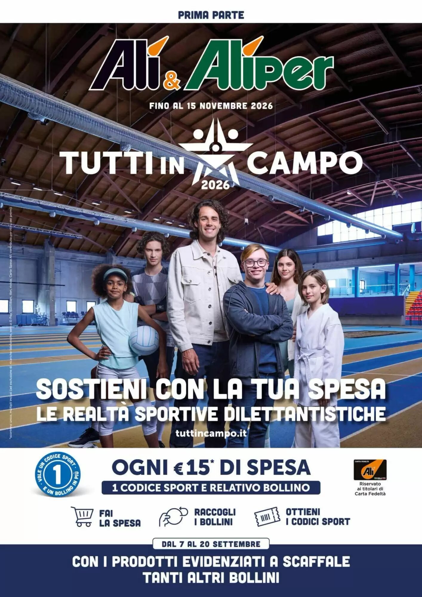 Volantino promozionale Alì  valide dal 07/09/2026 - Pagina 1.