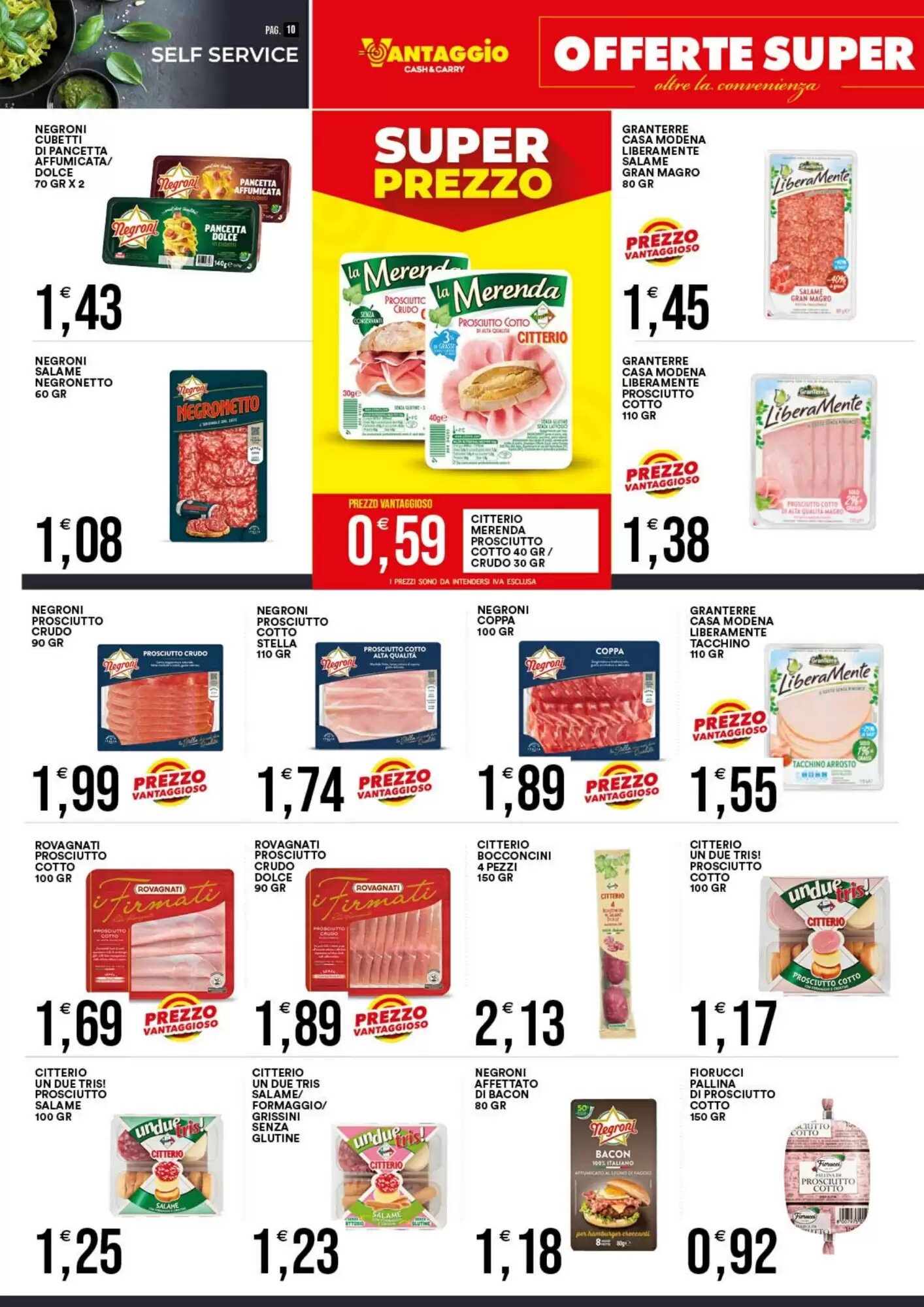 Volantino promozionale Vantaggio Cash&Carry  valide dal 07/09/2026 - Pagina 10.