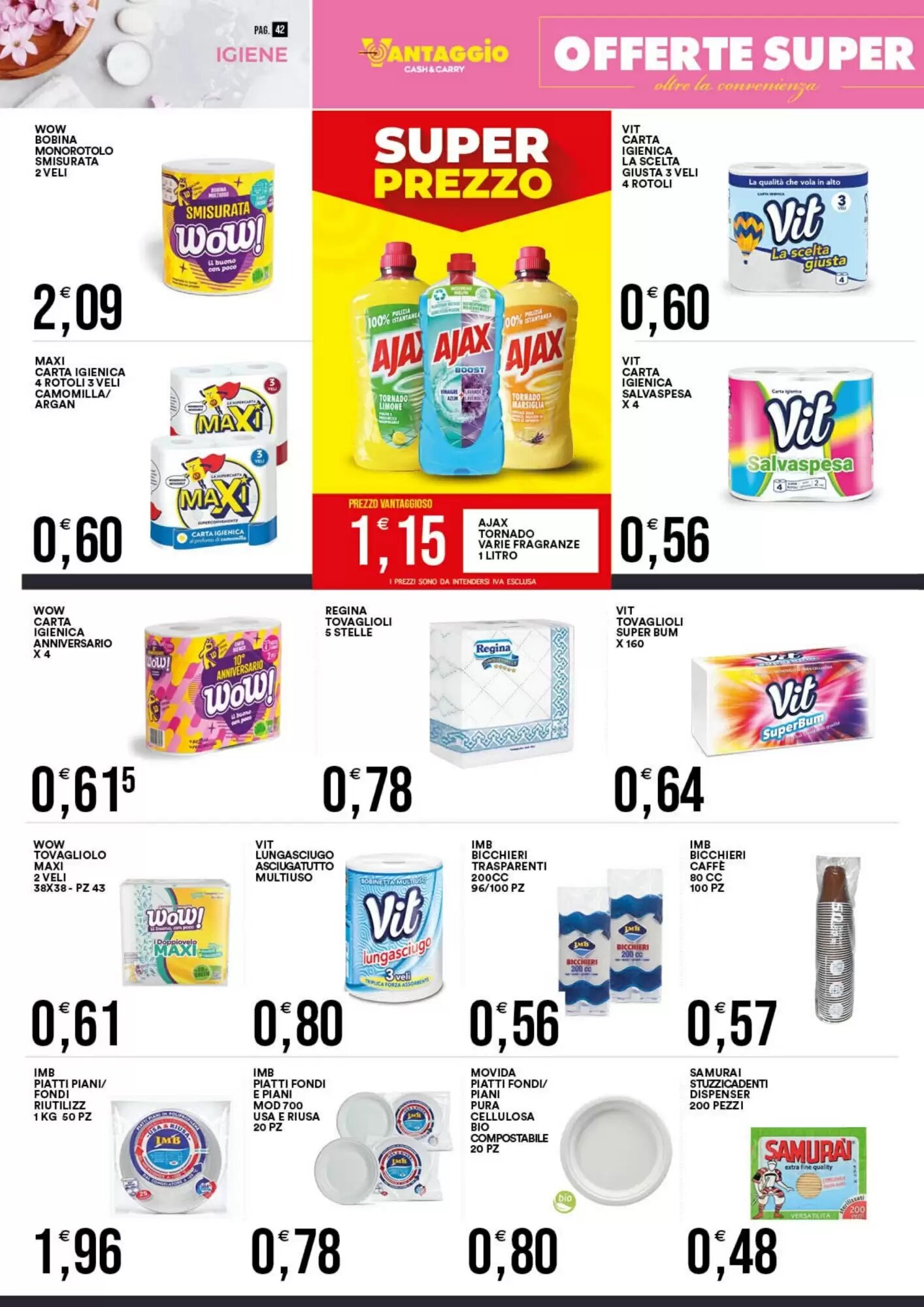 Volantino promozionale Vantaggio Cash&Carry  valide dal 07/09/2026 - Pagina 45.